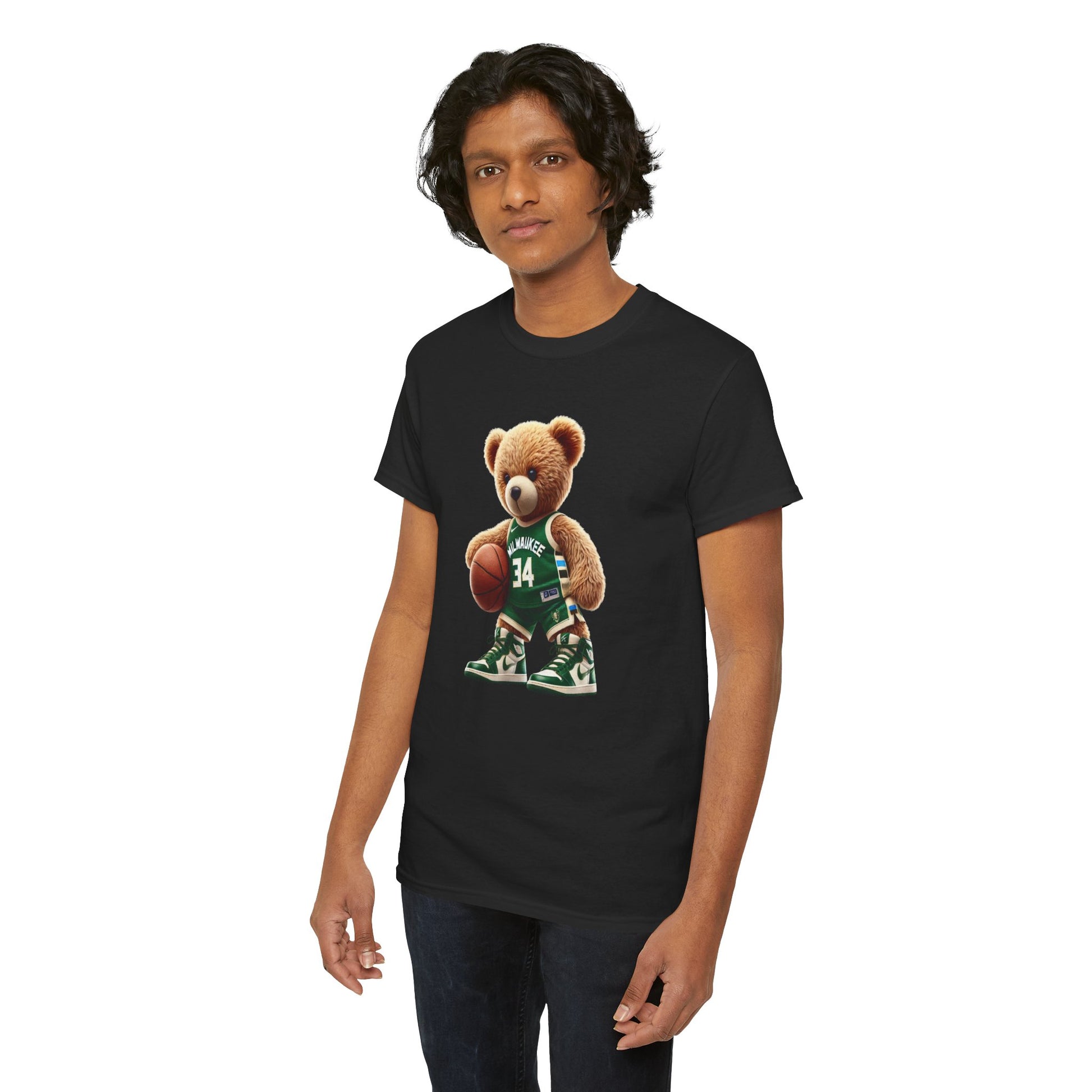 Milwaukee Bucks Teddy Bear Unisex Tee - Express Delivery available