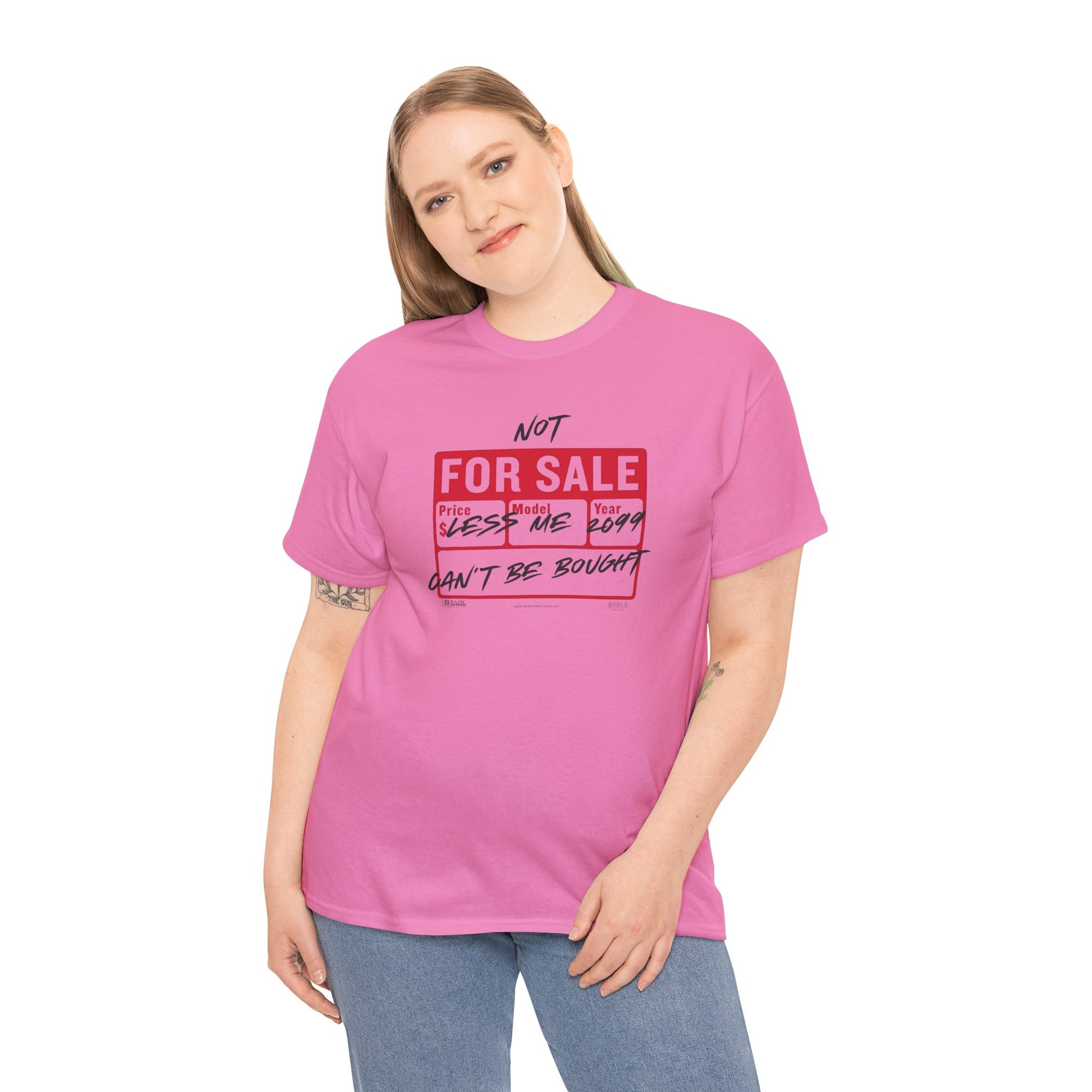 Funny Graphic Tee - ‘Not For Sale’ 2025 Edition Unisex Heavy Cotton Tee