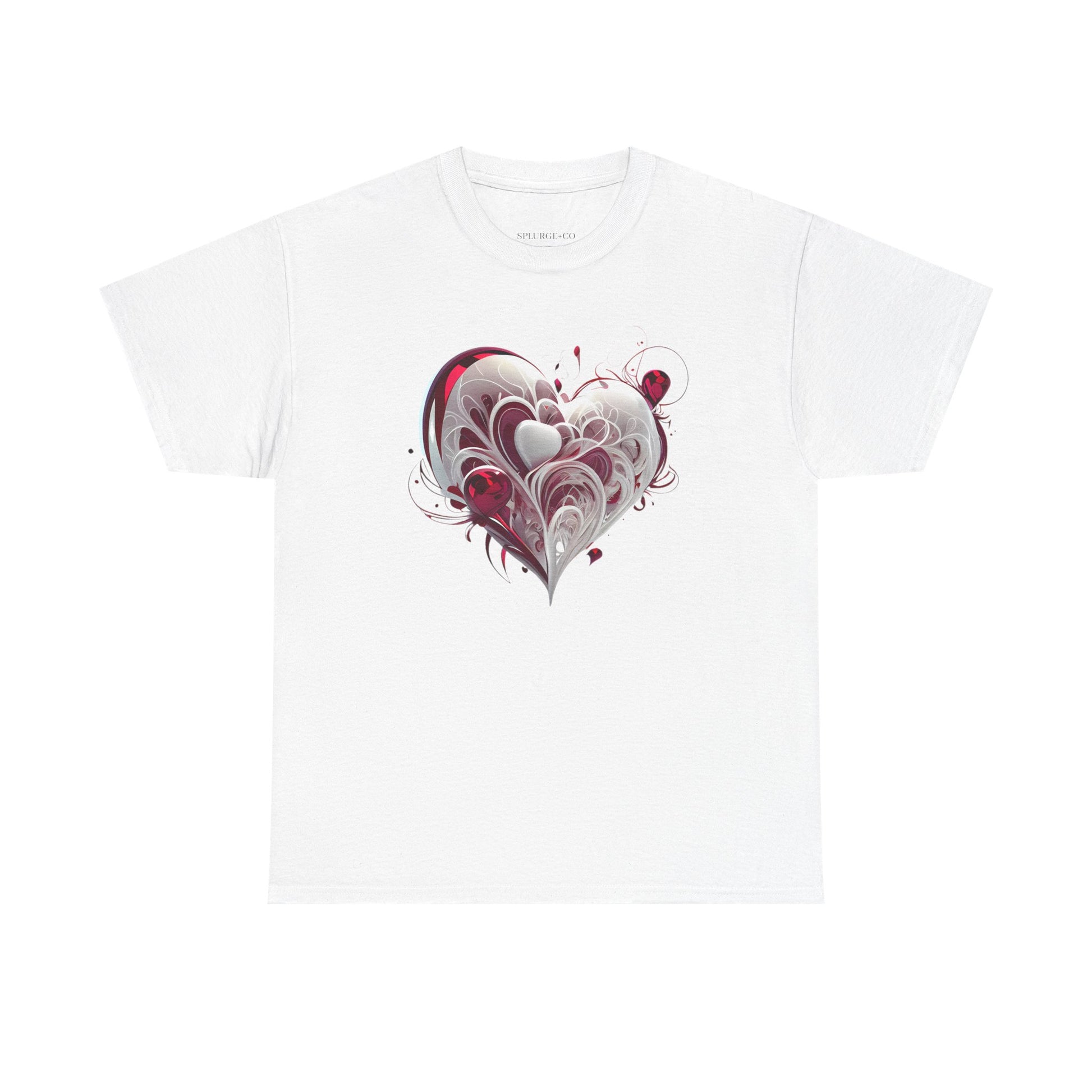 Trendy Women's Graphic Heart Tee