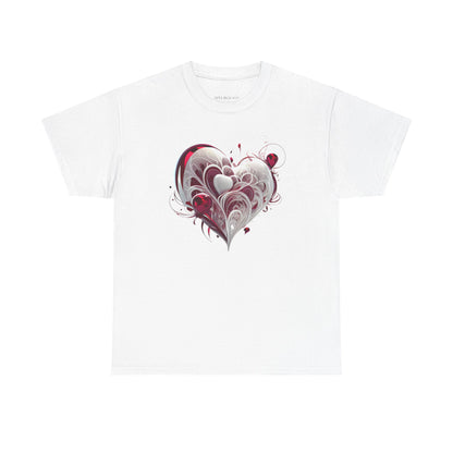 Trendy Women's Graphic Heart Tee