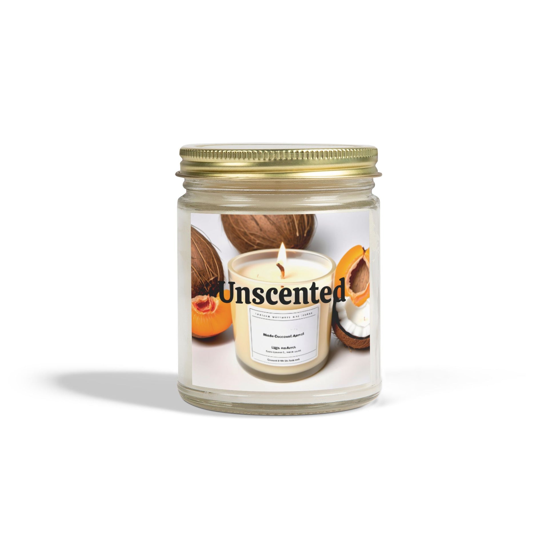 Scented Candles - made with Natural Coconut Apricot Wax (4oz, 9oz)