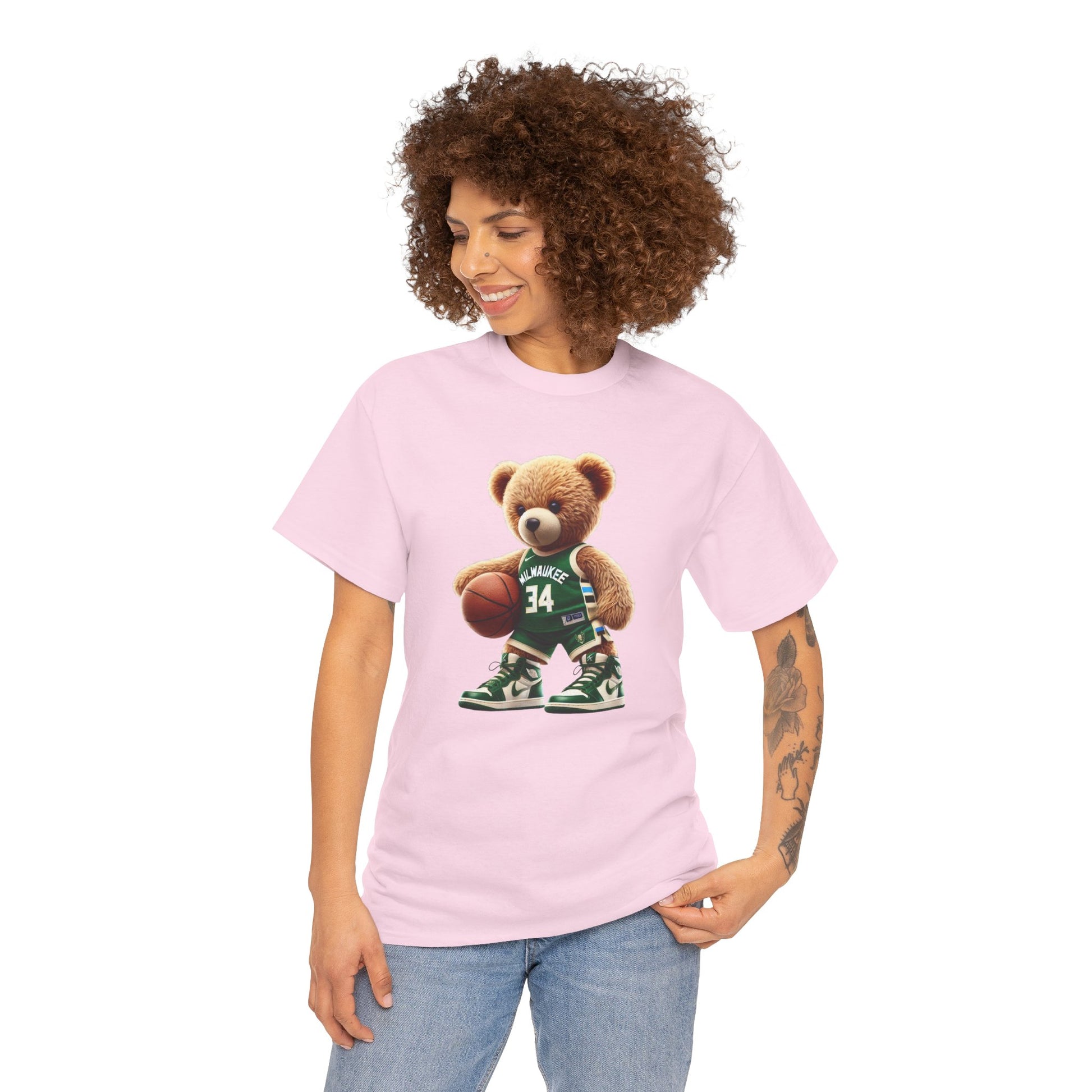 Milwaukee Bucks Teddy Bear Unisex Tee - Express Delivery available