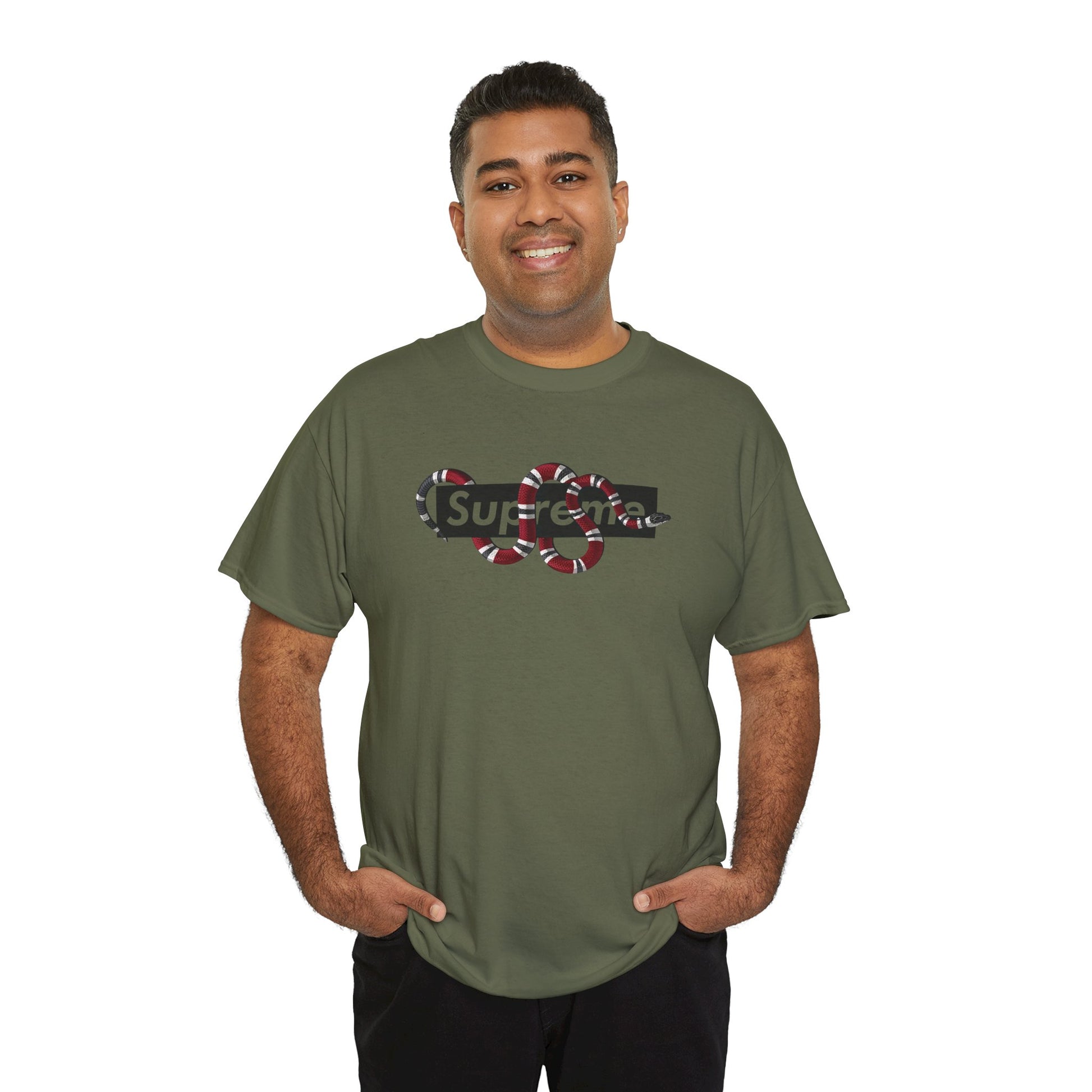 Urban Graphic Design Tee 'Supreme Snake'