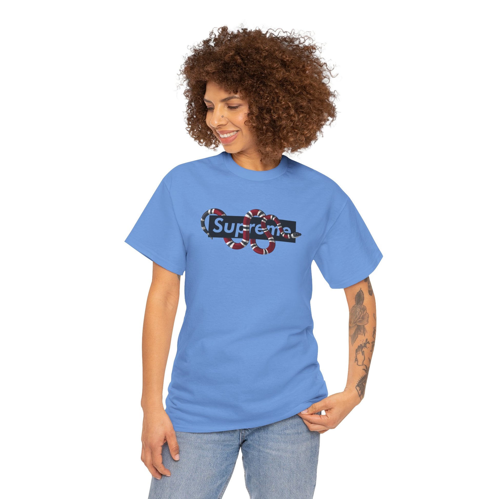 Urban Graphic Design Tee 'Supreme Snake'