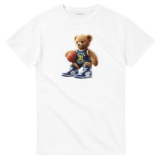 Urban Teddy Tee – Indiana Pacers Inspired Cotton T-Shirt for Men & Women