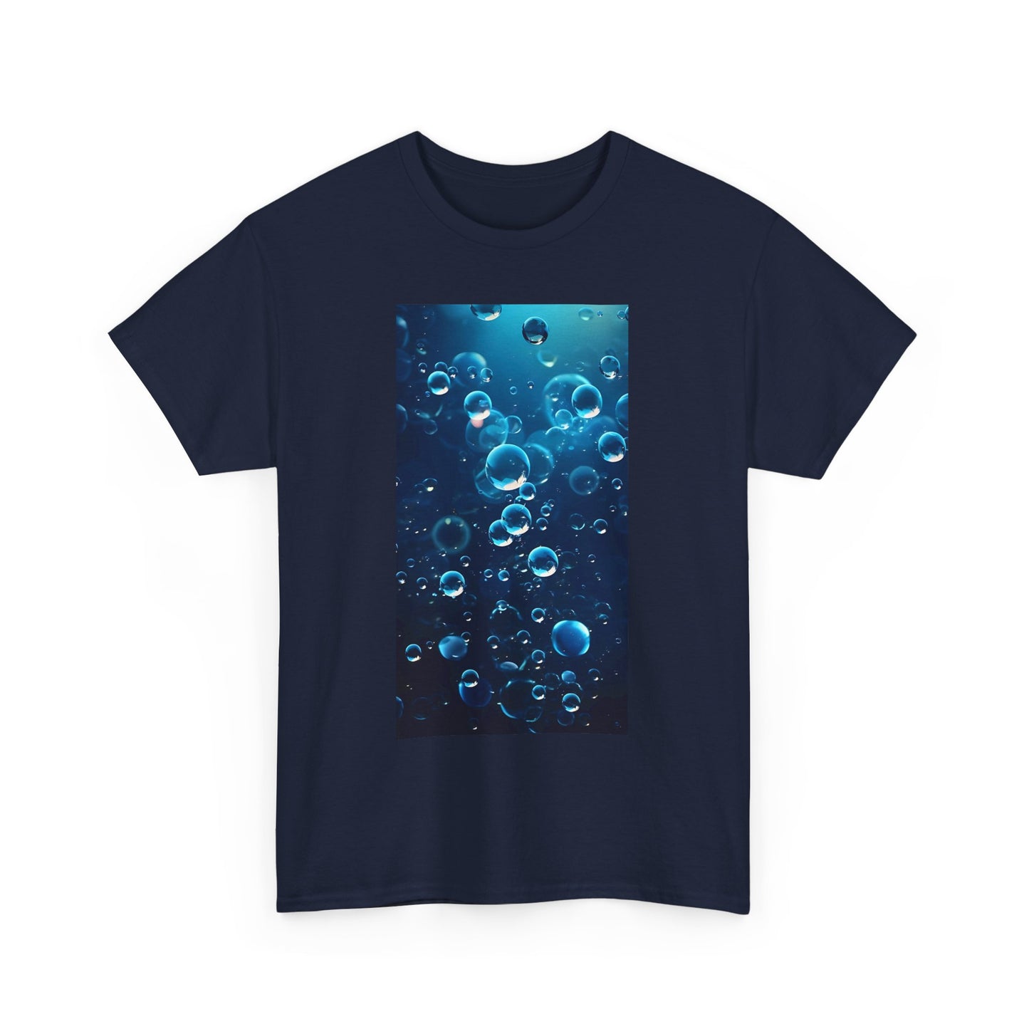 Trendy Women's Graphic "Ocean Bubbles" Tee