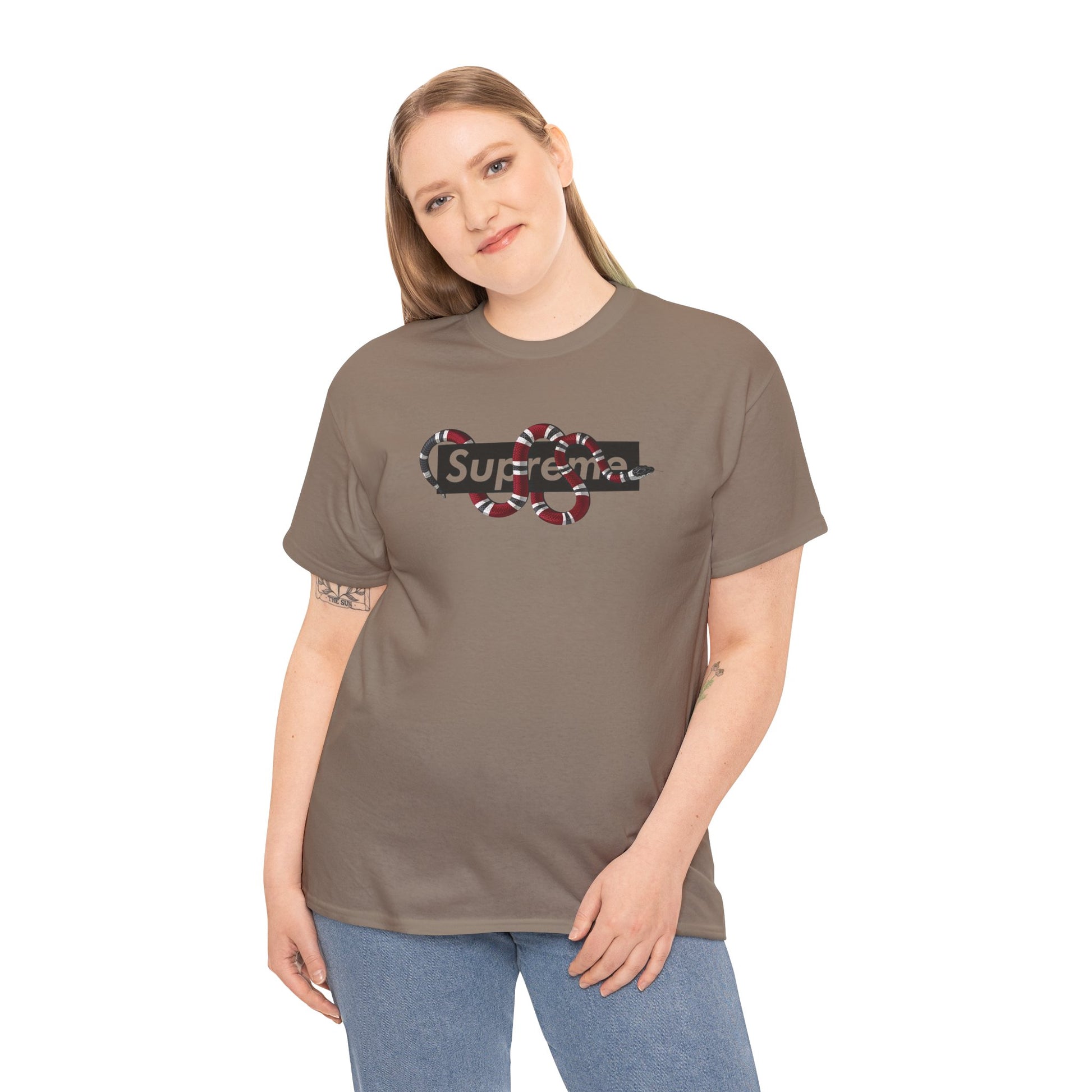 Urban Graphic Design Tee 'Supreme Snake'