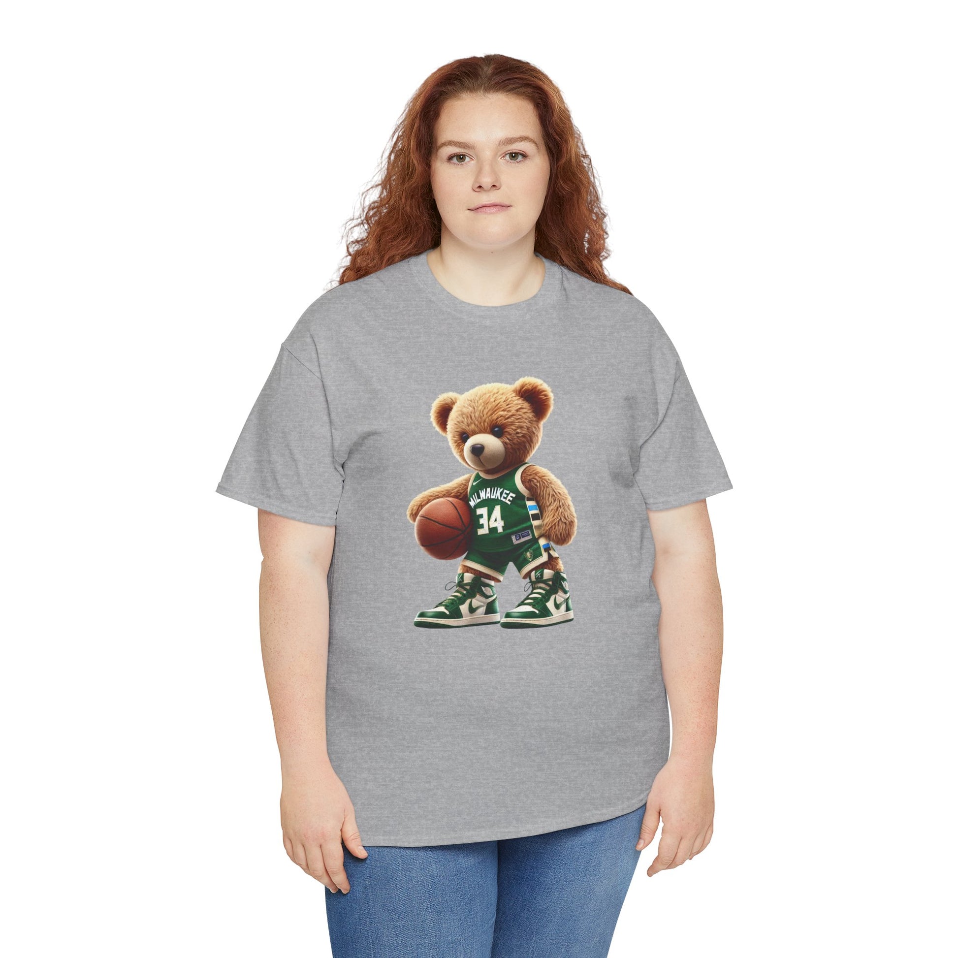 Milwaukee Bucks Teddy Bear Unisex Tee - Express Delivery available