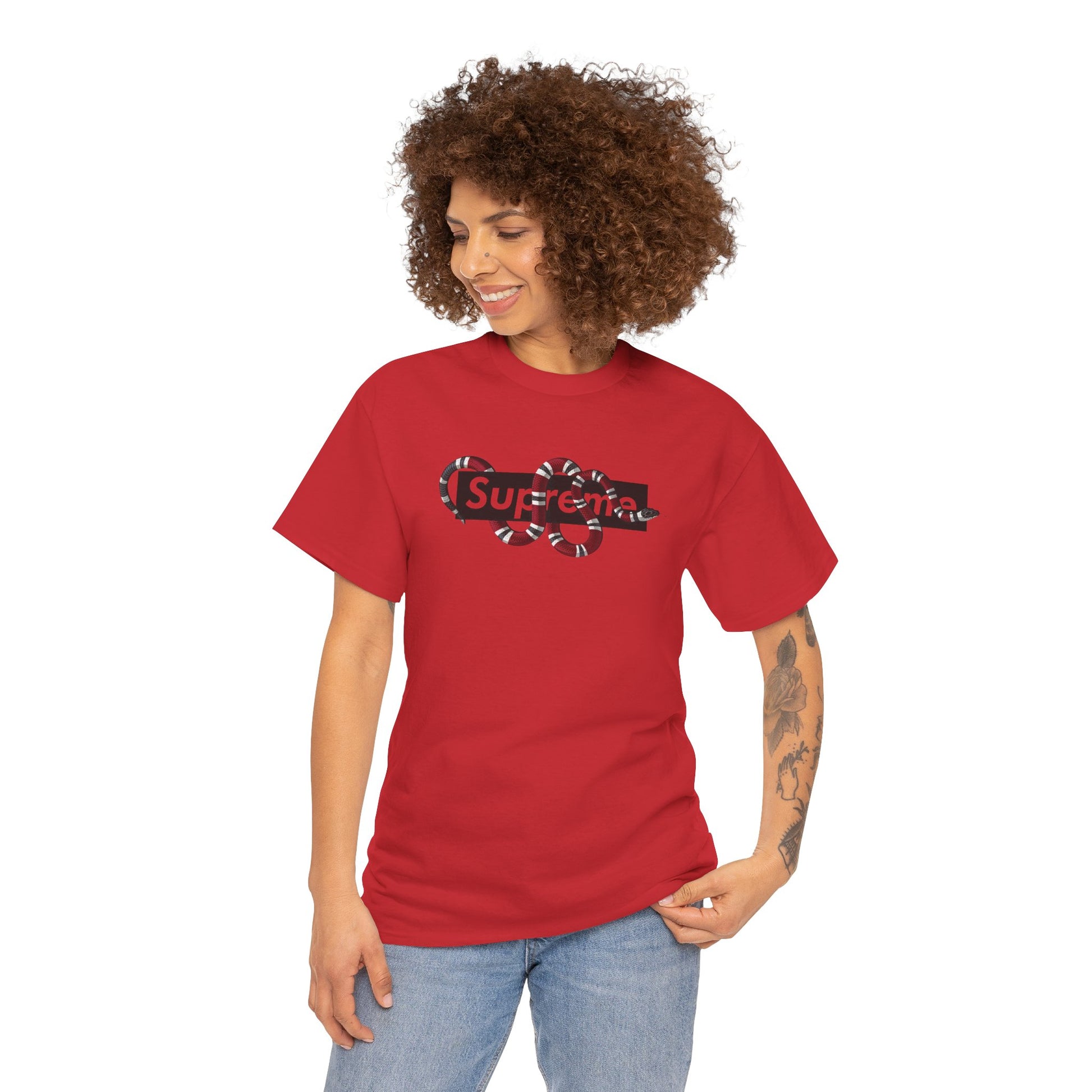 Urban Graphic Design Tee 'Supreme Snake'