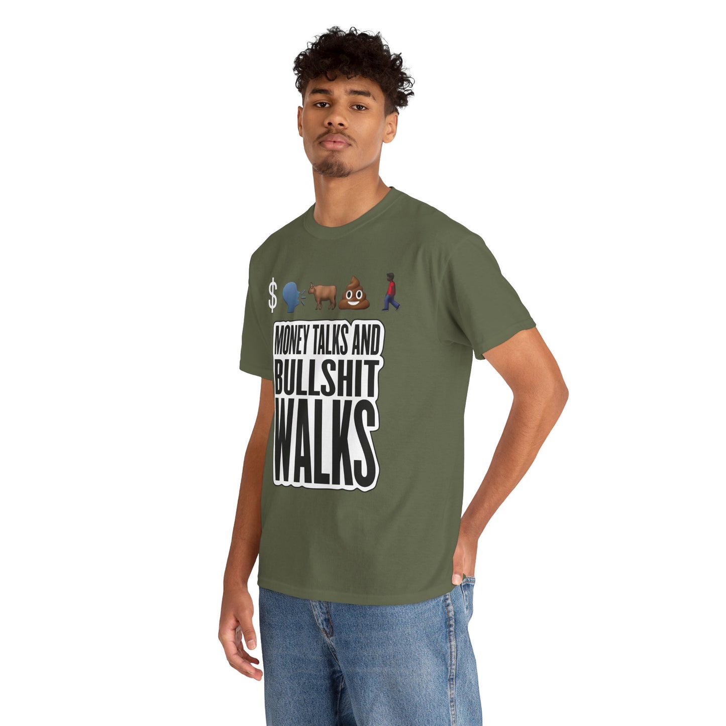 Funny Graphic Tee – "Money Talks and Bull---- Walks" | Bold & Sarcastic Statement Shirt