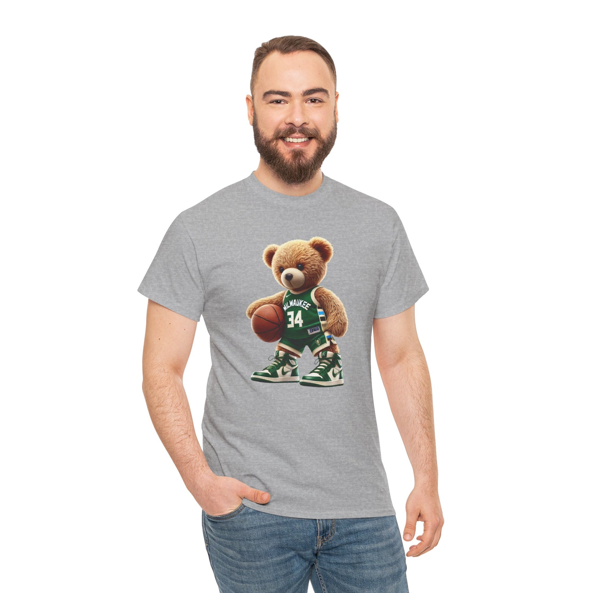 Milwaukee Bucks Teddy Bear Unisex Tee - Express Delivery available