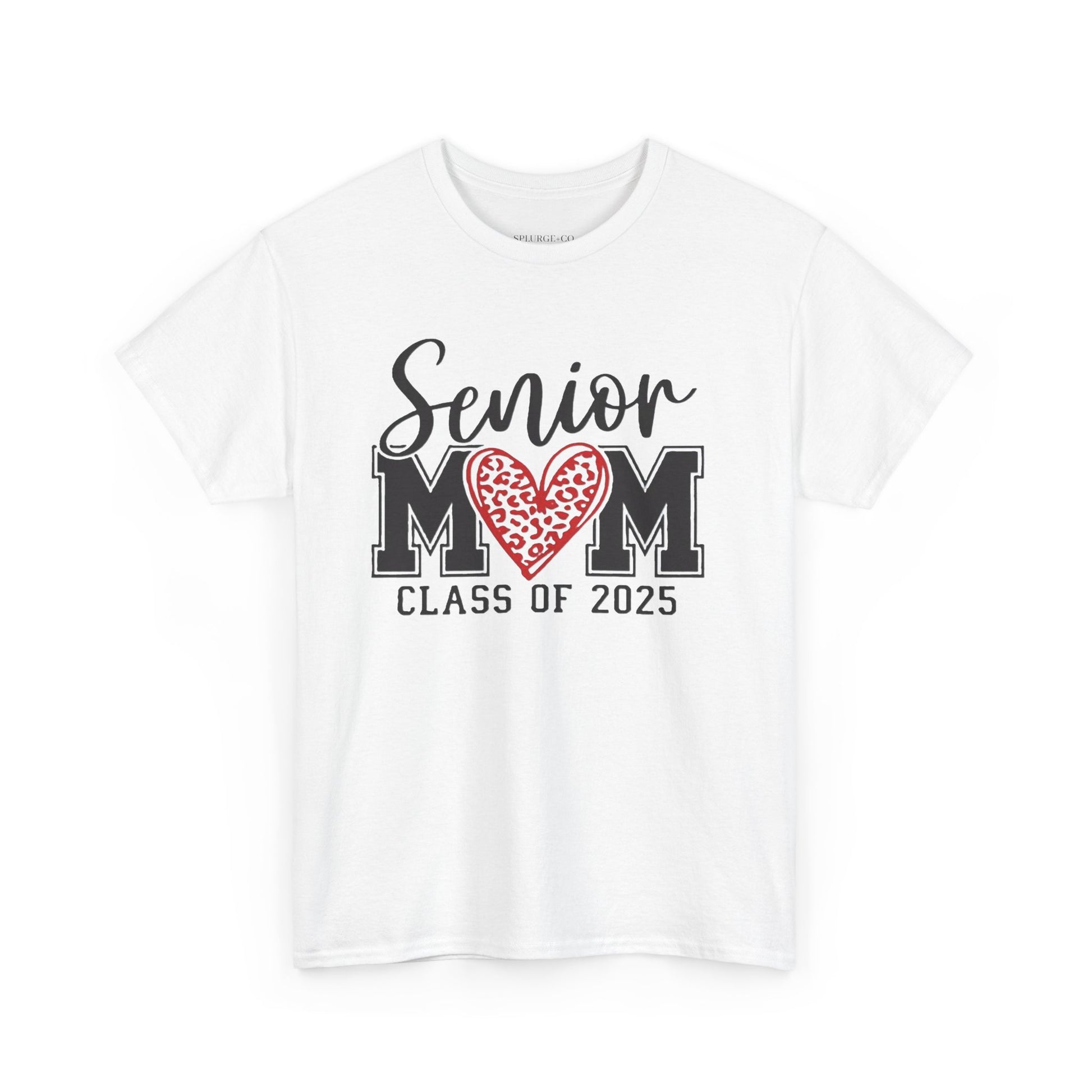 Senior Mom Class of 2025 Unisex Tee, Graduation Gift, Proud Parent Shirt, Family Reunion T-shirt, Mother Day Present