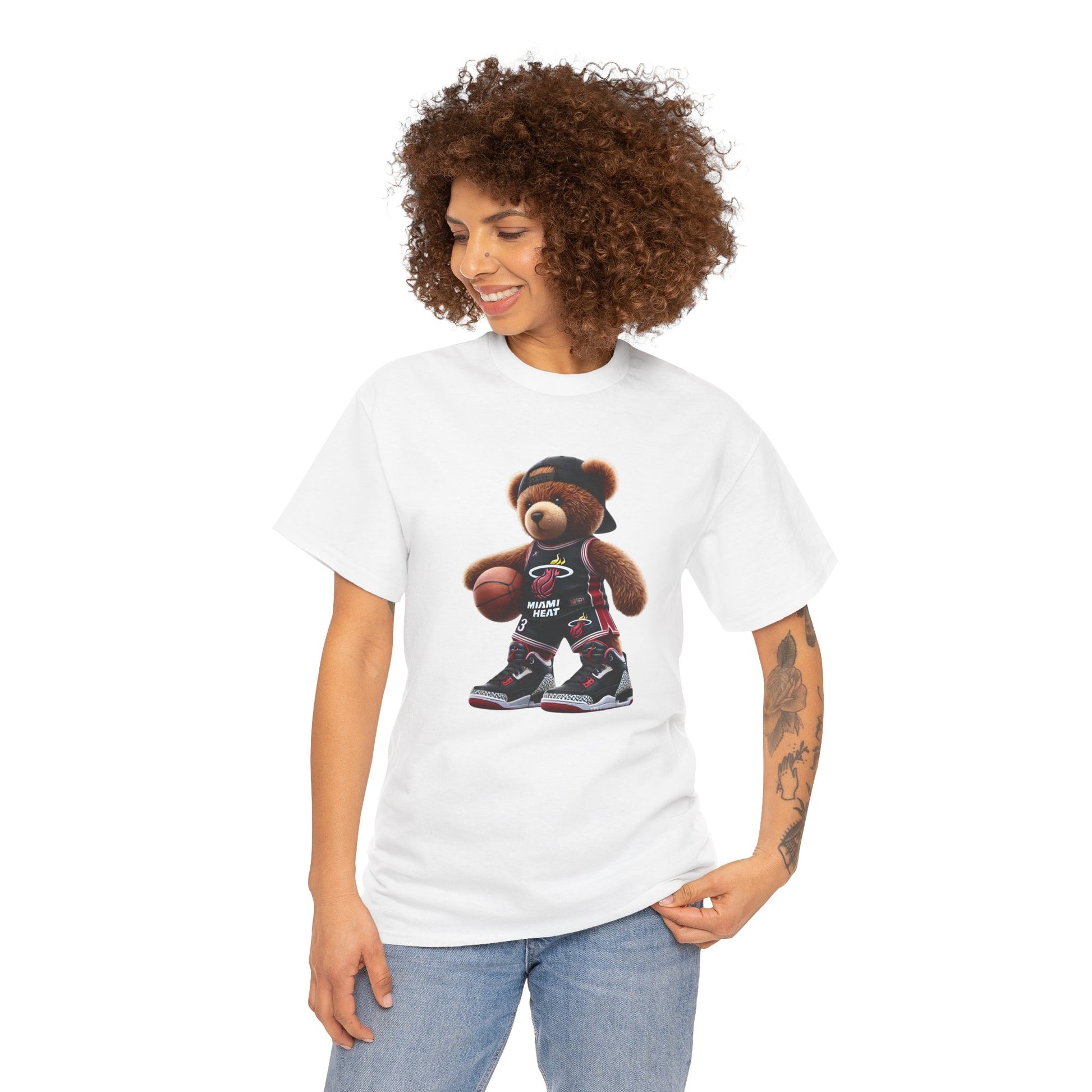 Miami Heat Basketball Teddy Tee