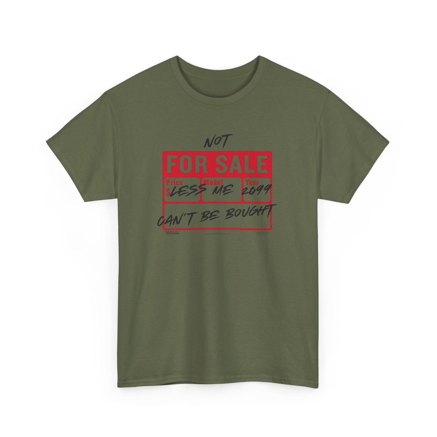 Funny Graphic Tee - ‘Not For Sale’ 2025 Edition Unisex Heavy Cotton Tee