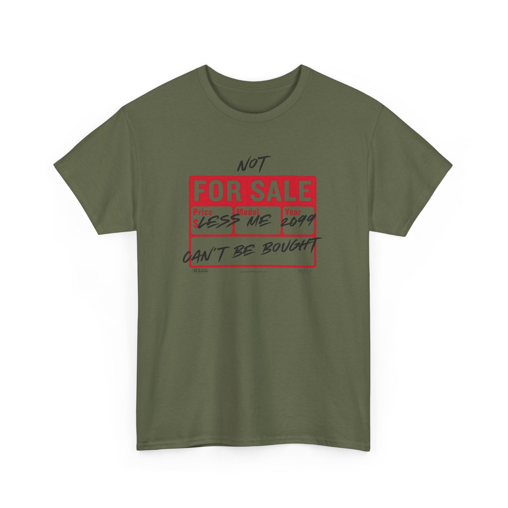 Funny Graphic Tee - ‘Not For Sale’ 2025 Edition Unisex Heavy Cotton Tee