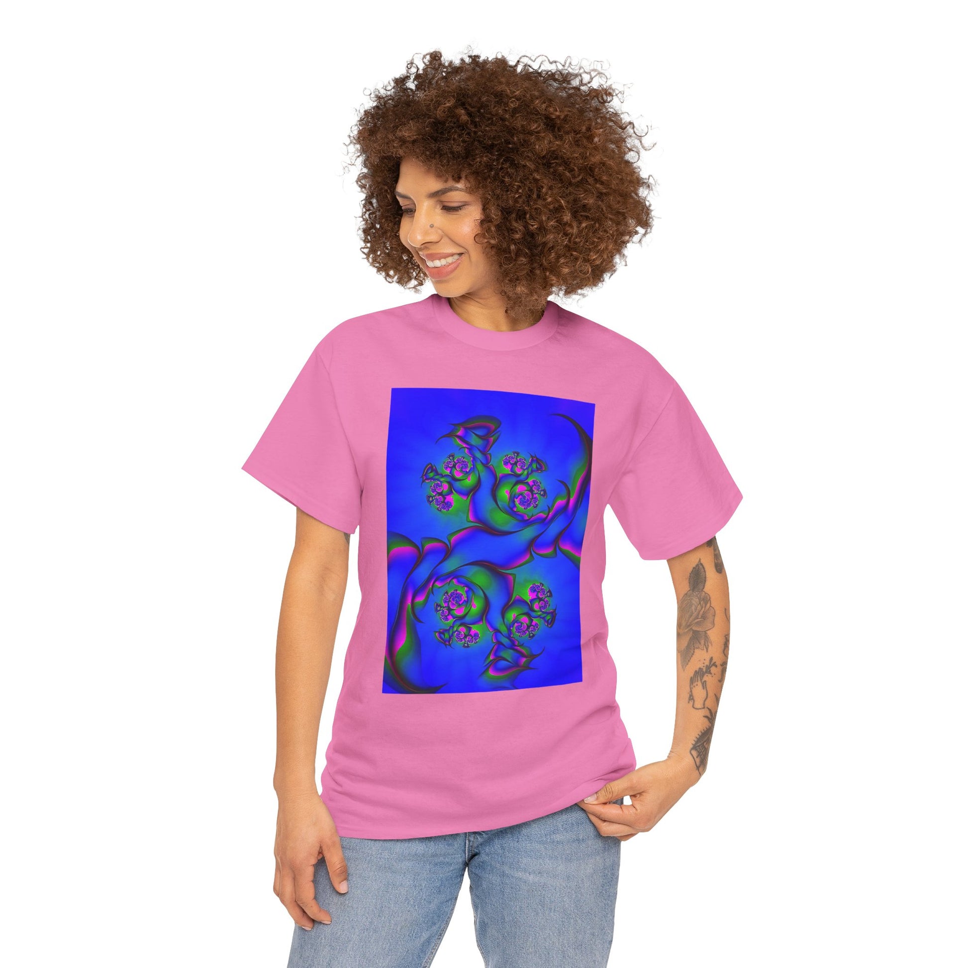 Vibrant Abstract Design Tee