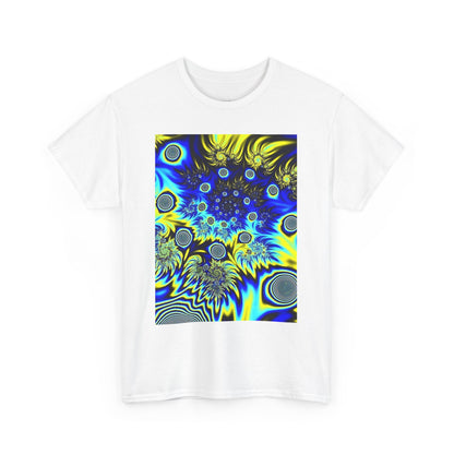 Trendy Graphic "Blue Psychedelic" Tee