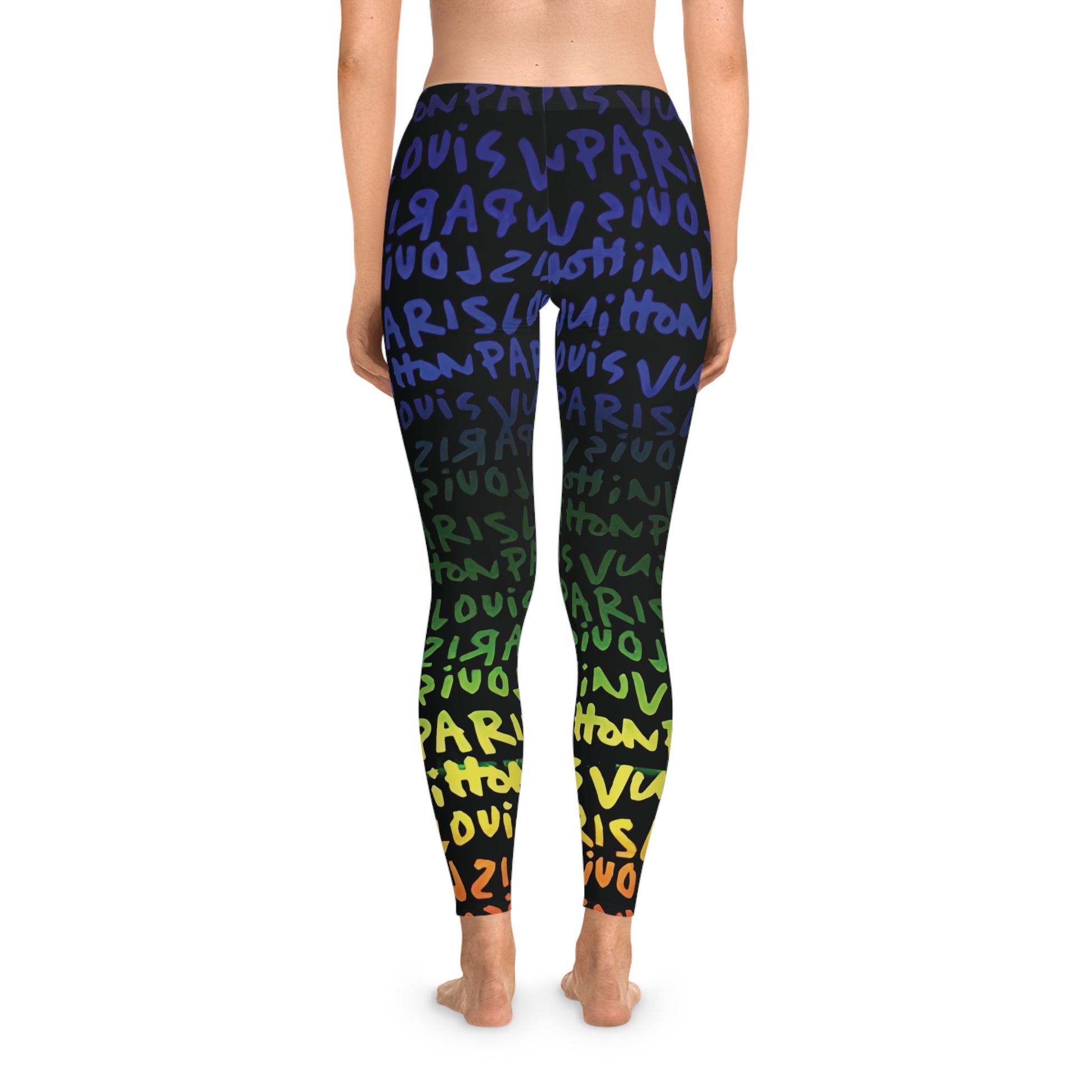 Graffiti Luxe Rainbow Print – Streetwear-Inspired All-Over Graphic Tee