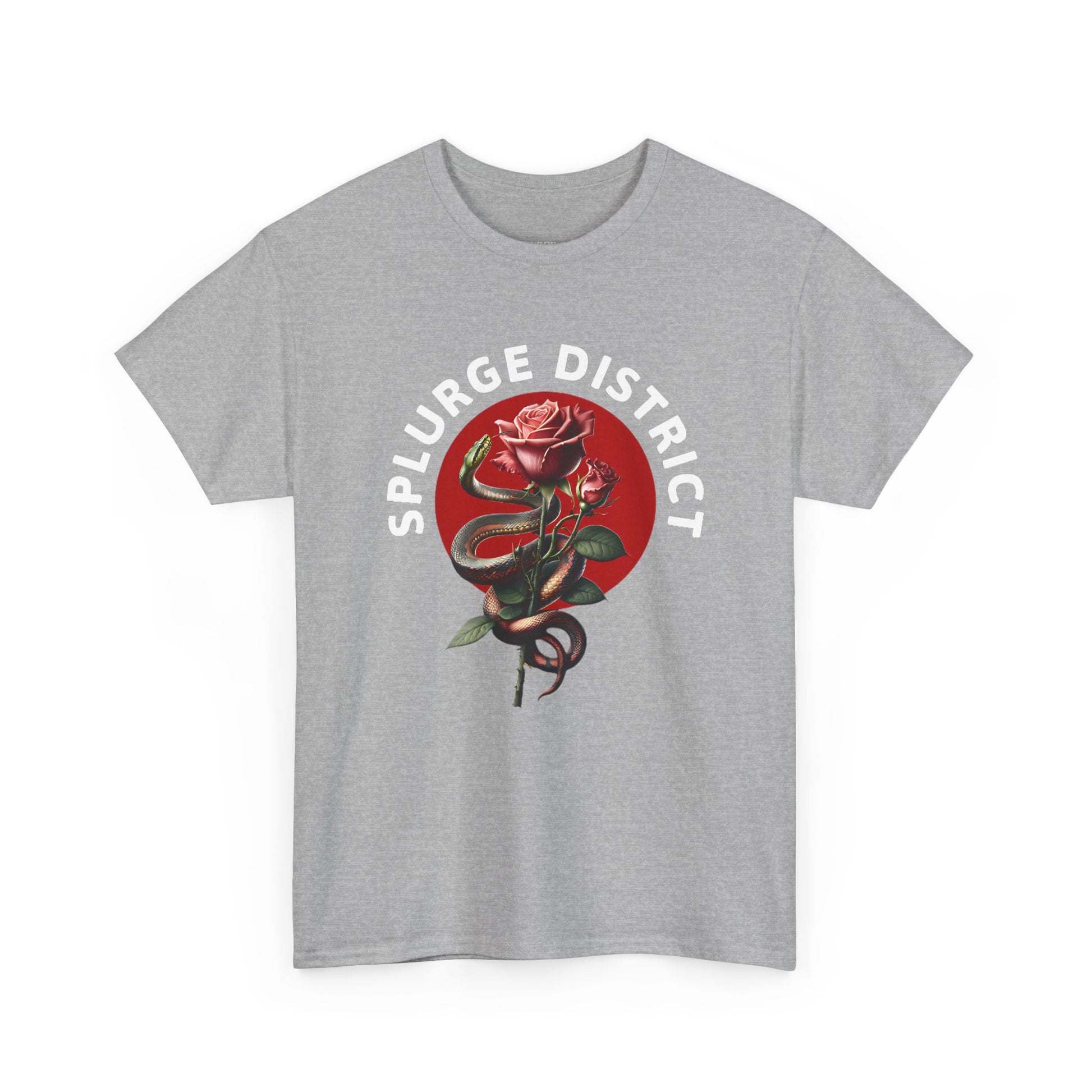 Splurge District Graphic Tee - with Rose Design