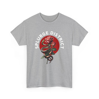 Splurge District Graphic Tee - with Rose Design