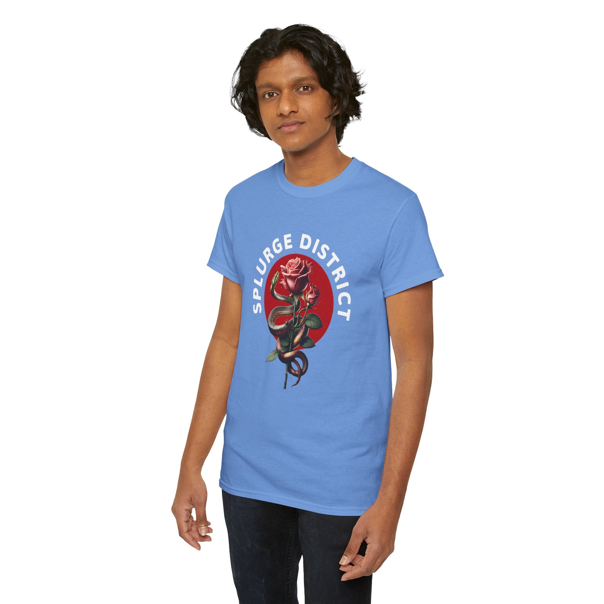 Splurge District Graphic Tee - with Rose Design