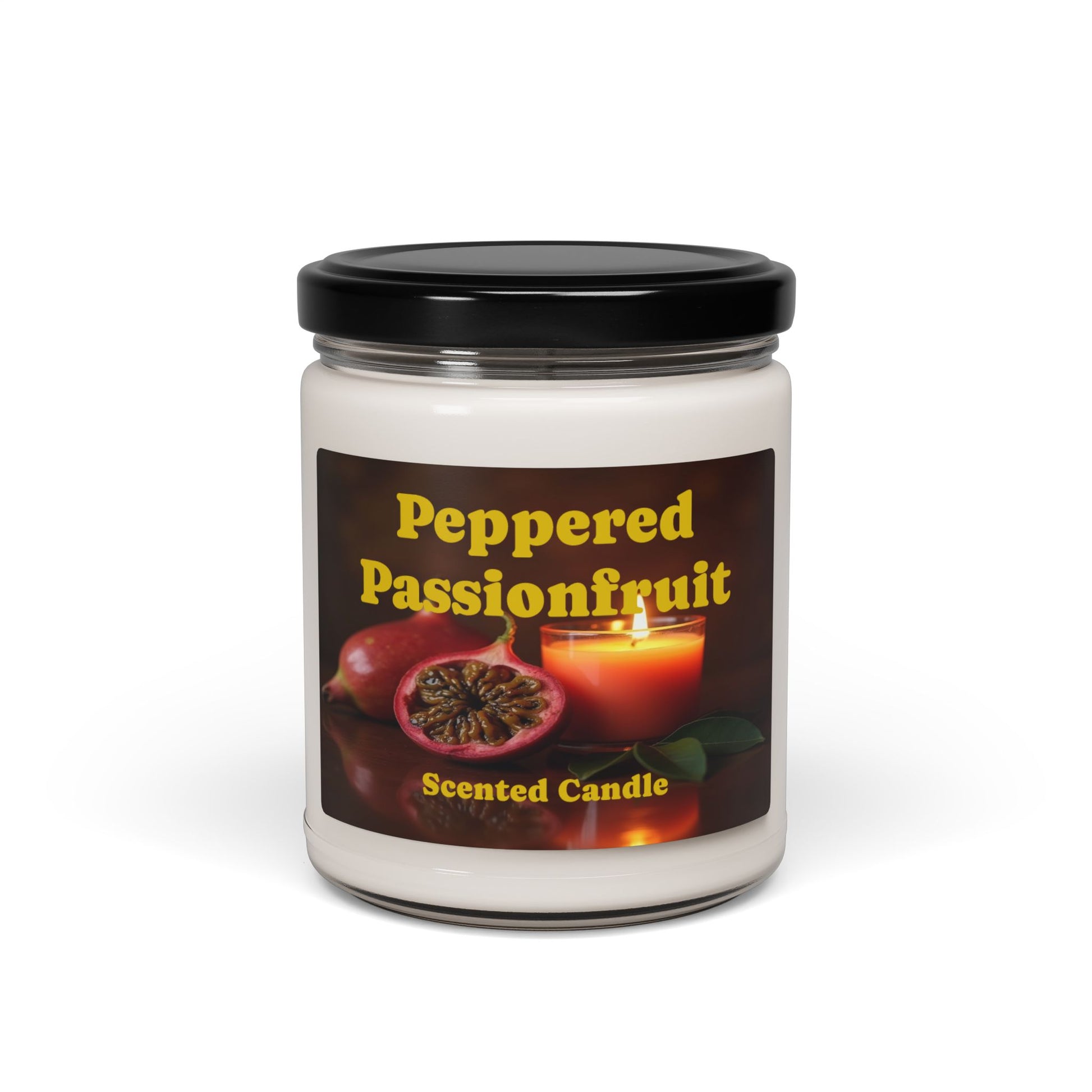 Peppered Passionfruit - Scented Soy Wax Candle, 9oz