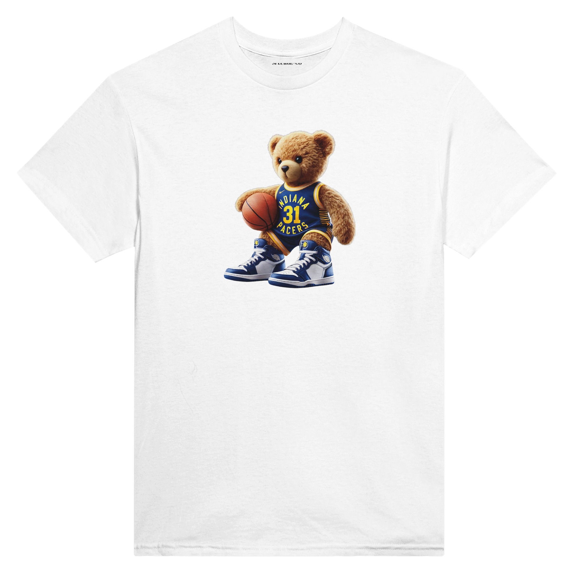 Urban Teddy Tee – Indiana Pacers Inspired Cotton T-Shirt for Men & Women