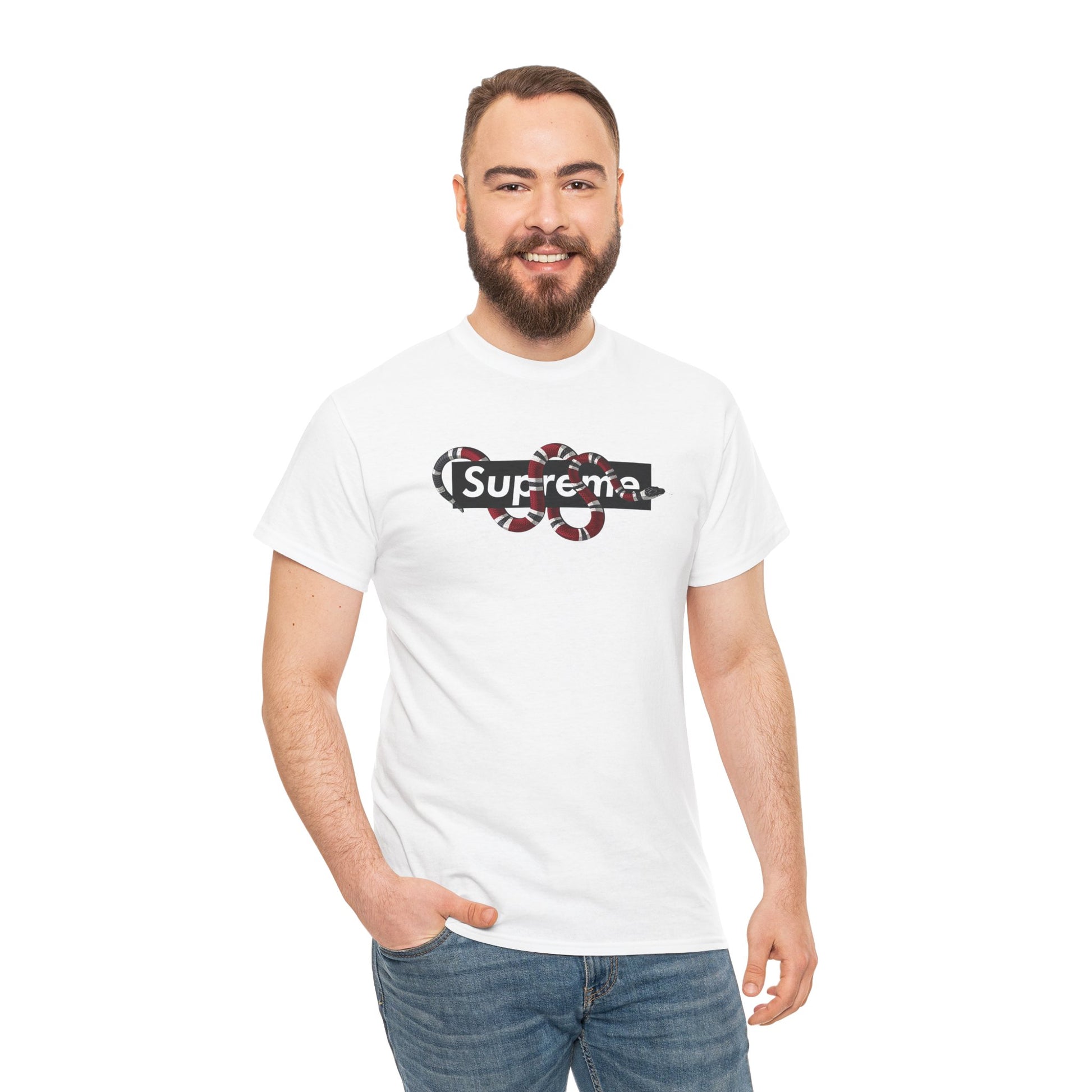 Urban Graphic Design Tee 'Supreme Snake'