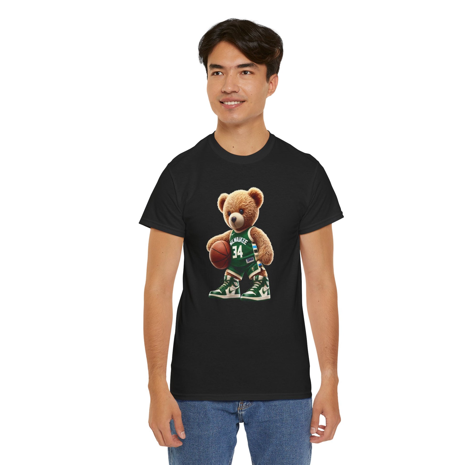 Milwaukee Bucks Teddy Bear Unisex Tee - Express Delivery available