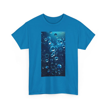 Trendy Women's Graphic "Ocean Bubbles" Tee