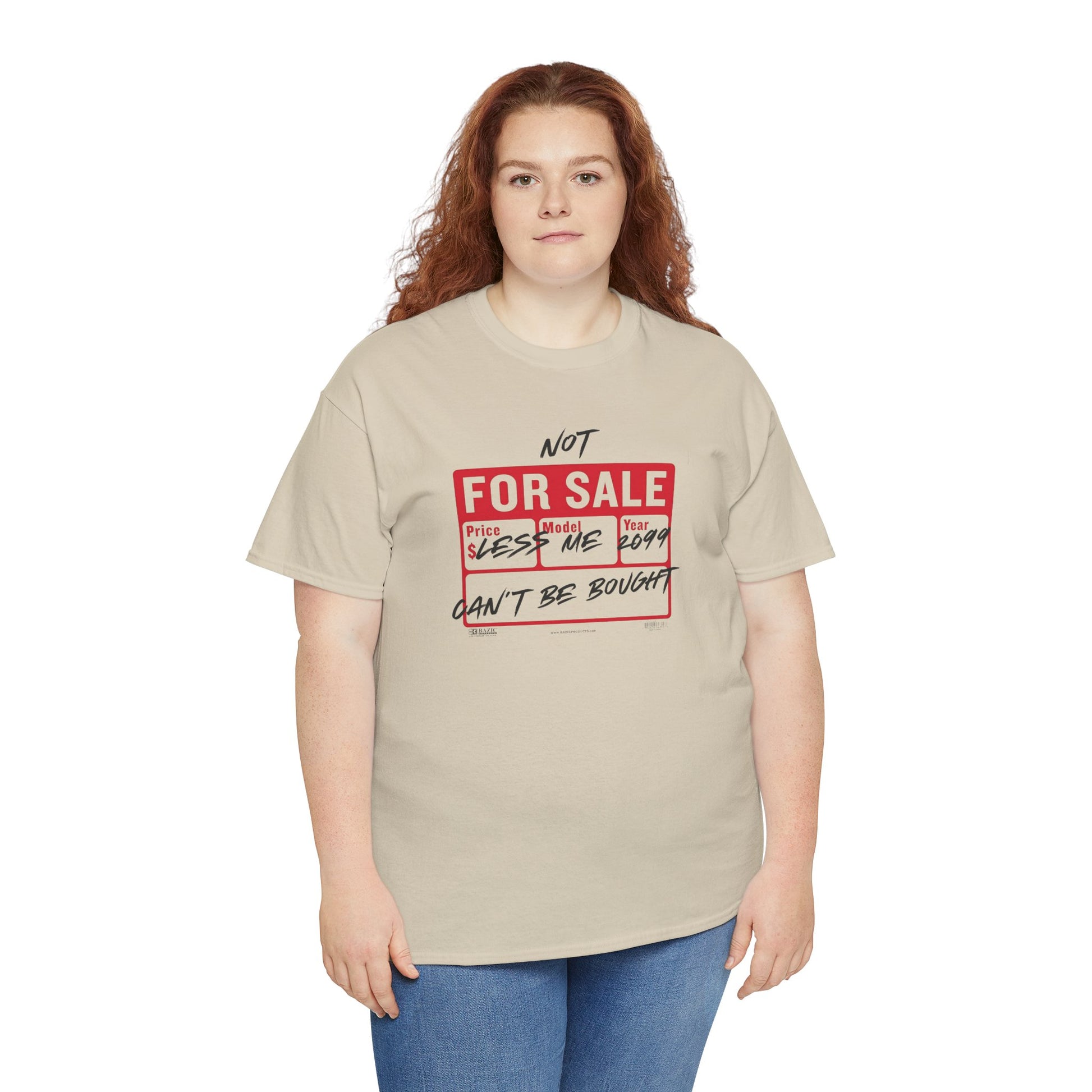 Funny Graphic Tee - ‘Not For Sale’ 2025 Edition Unisex Heavy Cotton Tee