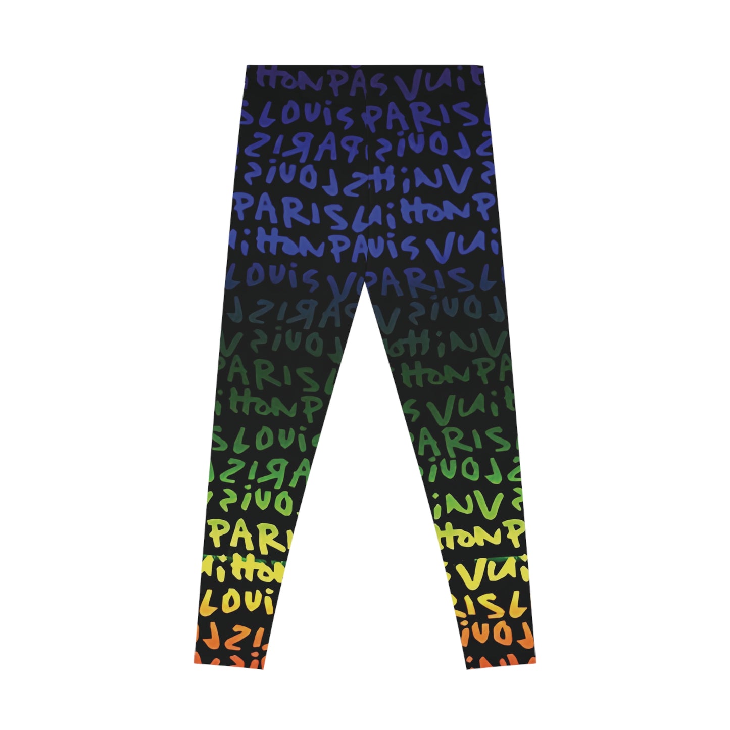 Graffiti Luxe Rainbow Print – Streetwear-Inspired All-Over Graphic Tee