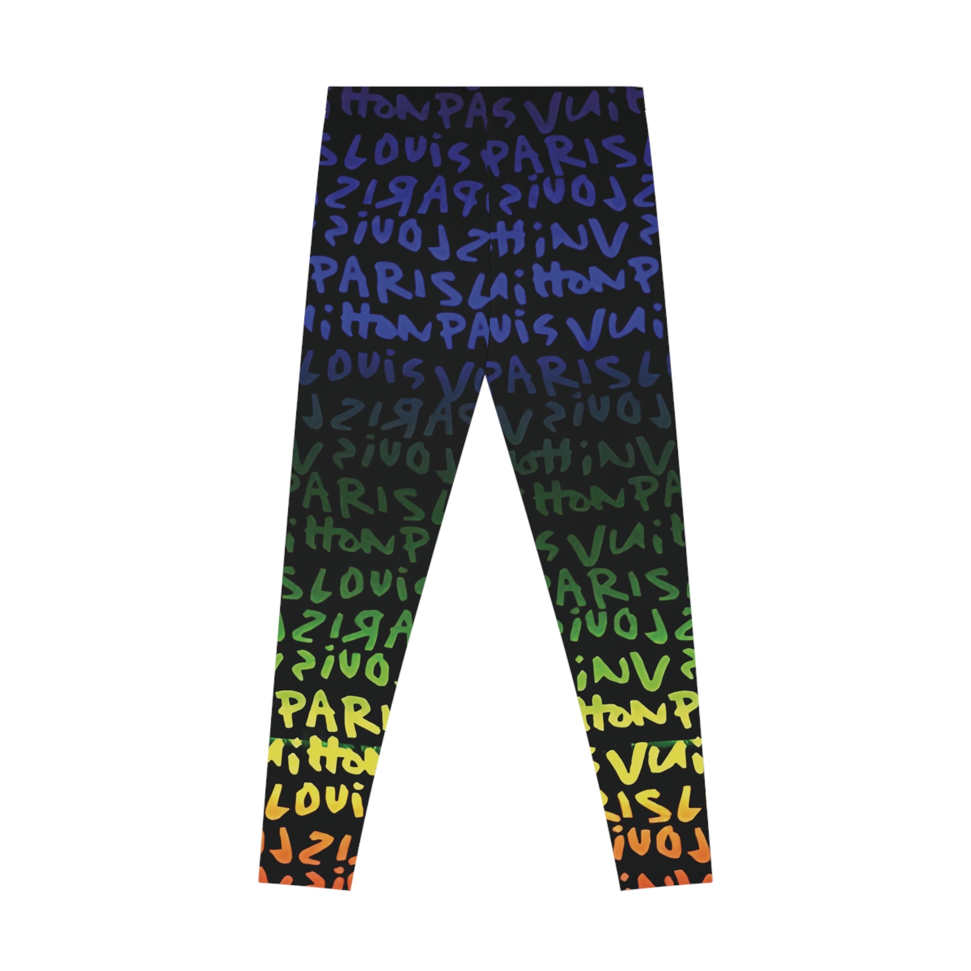 Graffiti Luxe Rainbow Print – Streetwear-Inspired All-Over Graphic Tee
