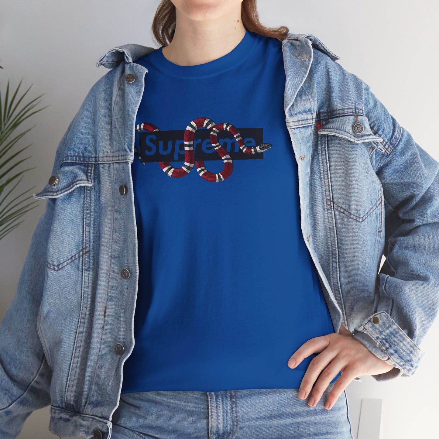 Urban Graphic Design Tee 'Supreme Snake'