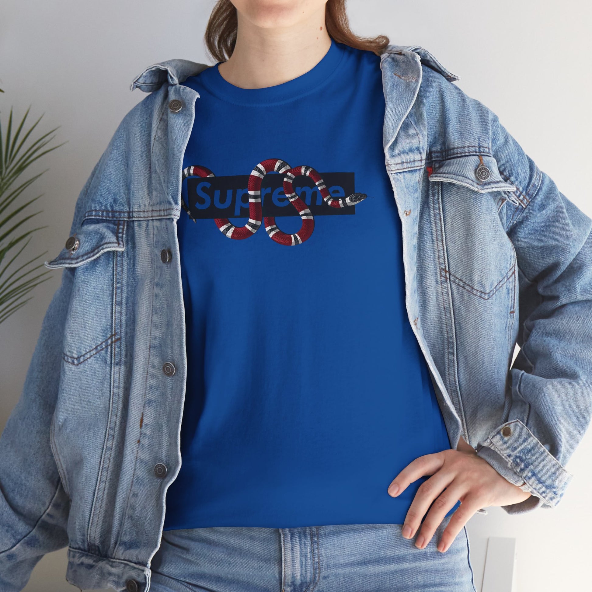 Urban Graphic Design Tee 'Supreme Snake'