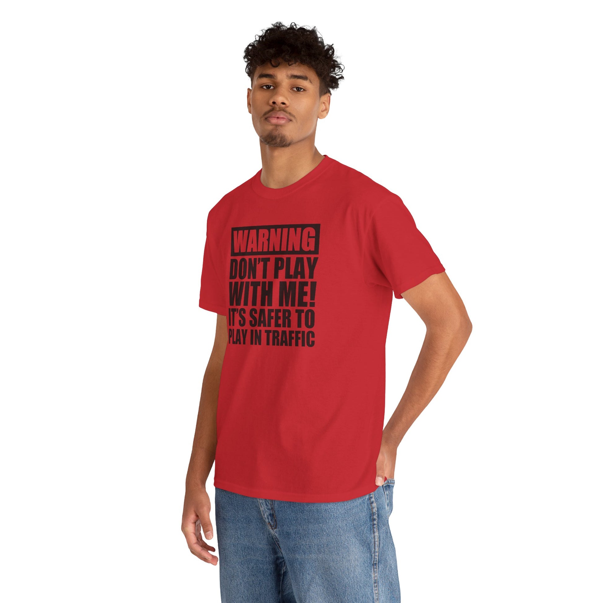 Funny Warning Graphic Tee - 'Don't Play with Me!'