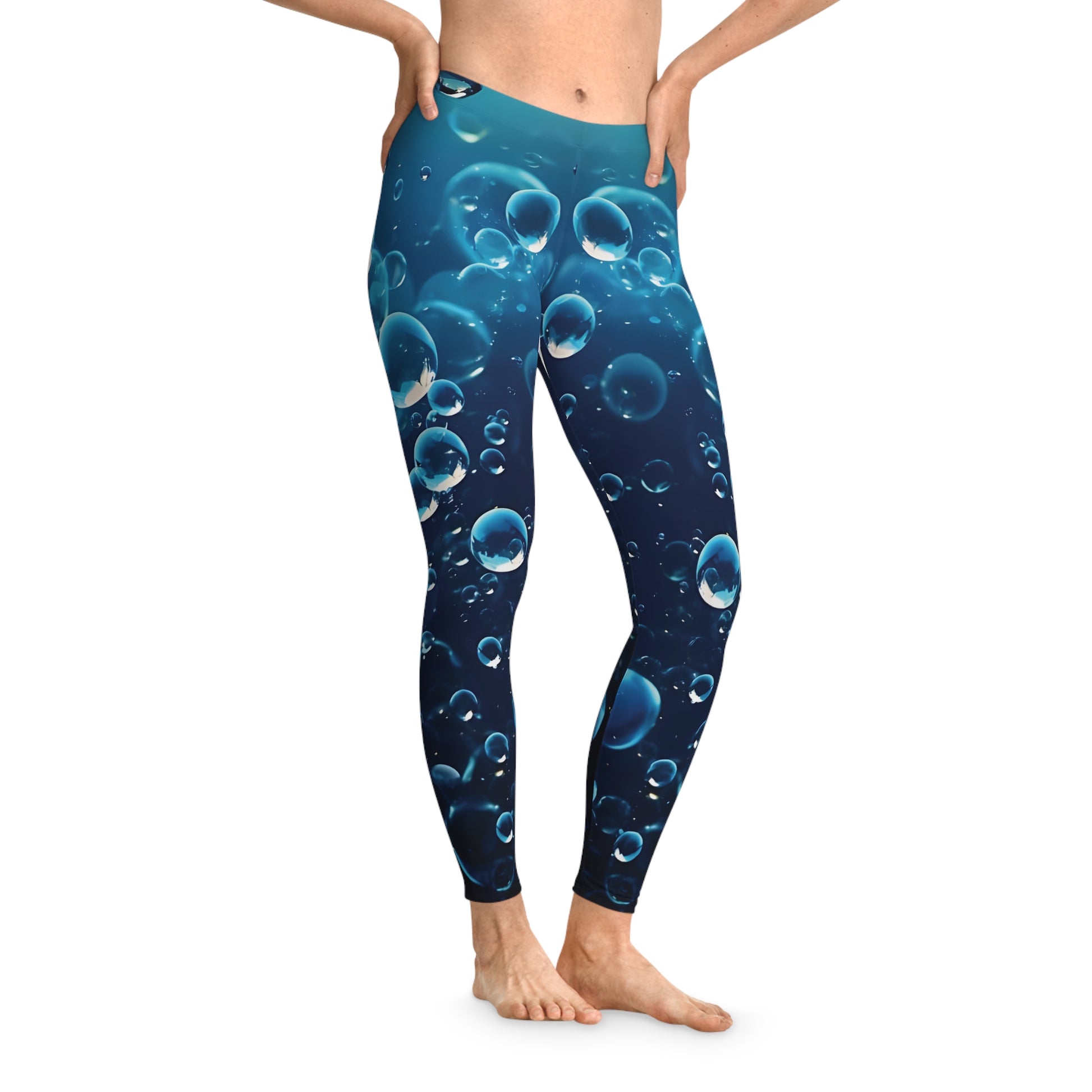 Trendy High-Quality Fashion "Ocean Bubble" Leggings