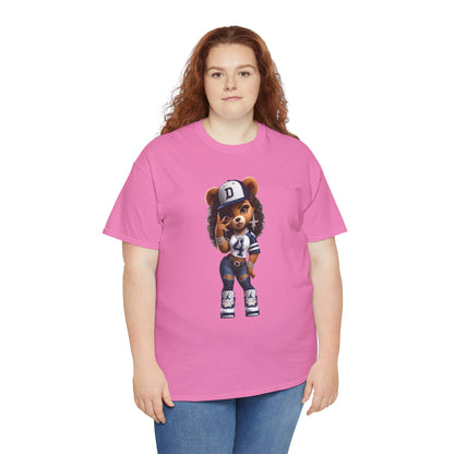 Urban Ms. Teddy Bear Tee Dallas Cowboys | Trendy Streetwear Graphic Shirt