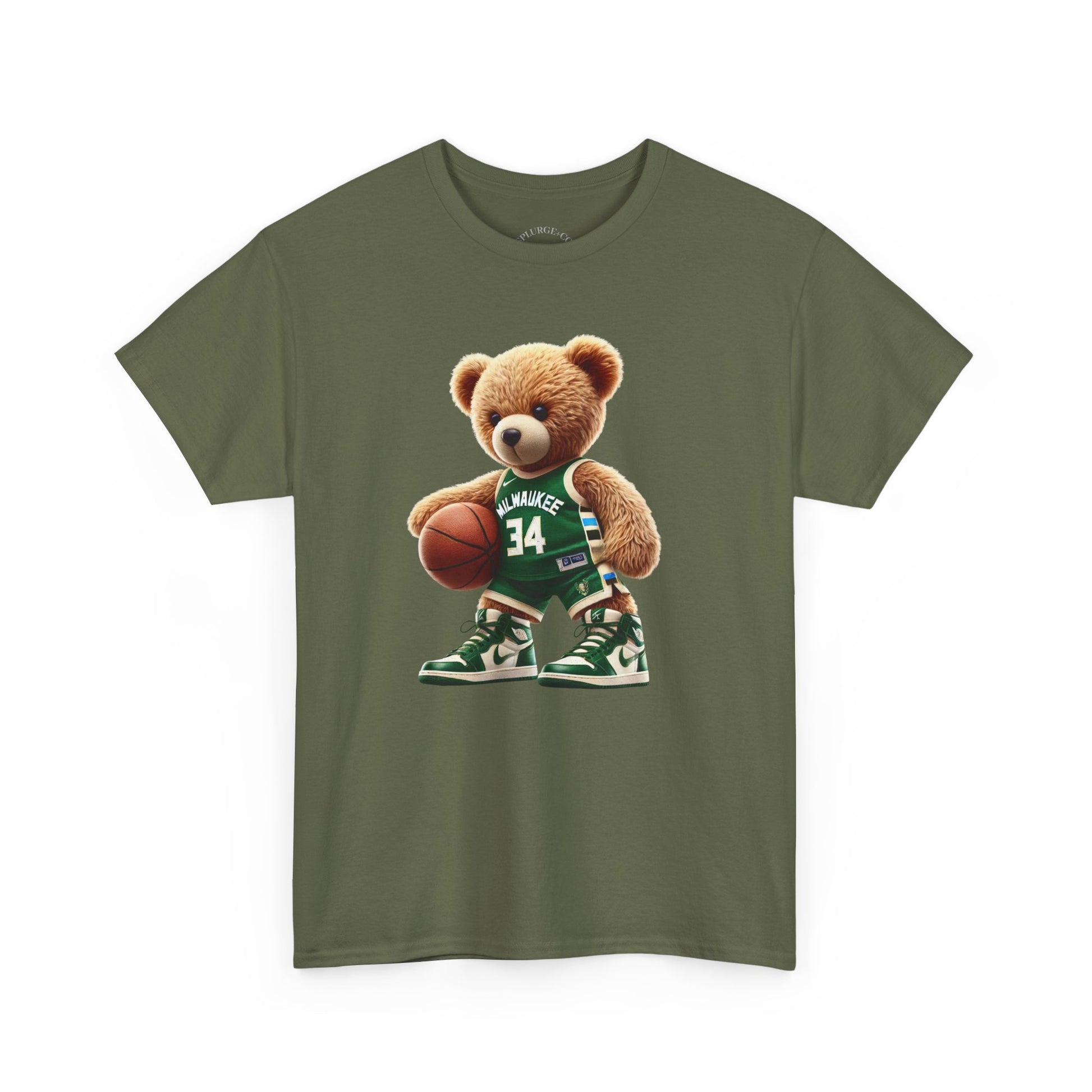 Milwaukee Bucks Teddy Bear Unisex Tee - Express Delivery available