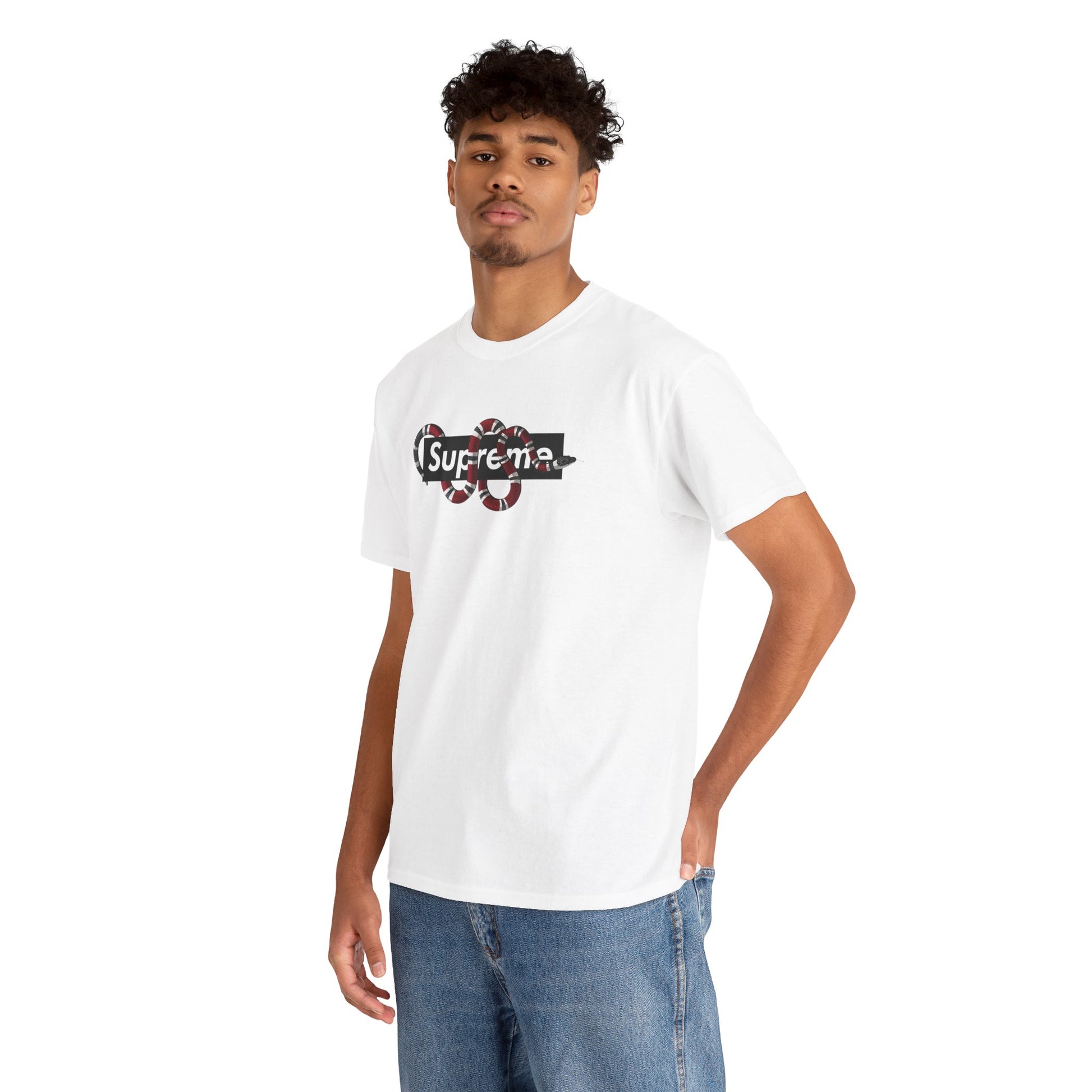 Urban Graphic Design Tee 'Supreme Snake'