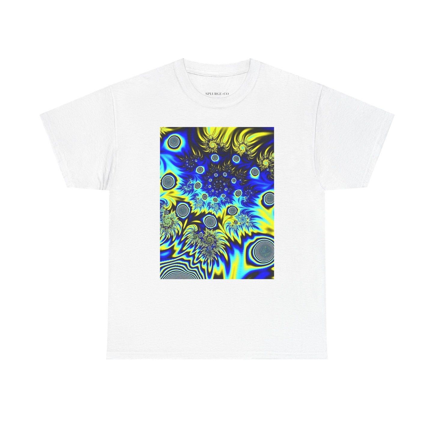 Trendy Graphic "Blue Psychedelic" Tee