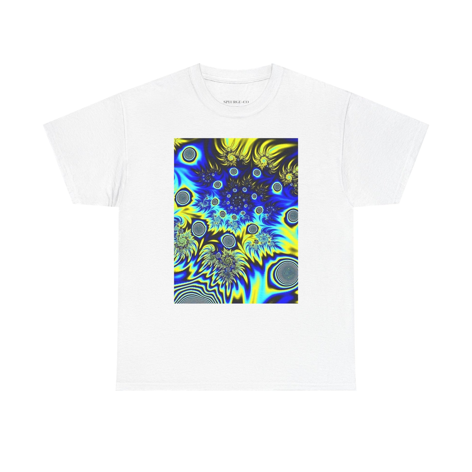 Trendy Graphic "Blue Psychedelic" Tee