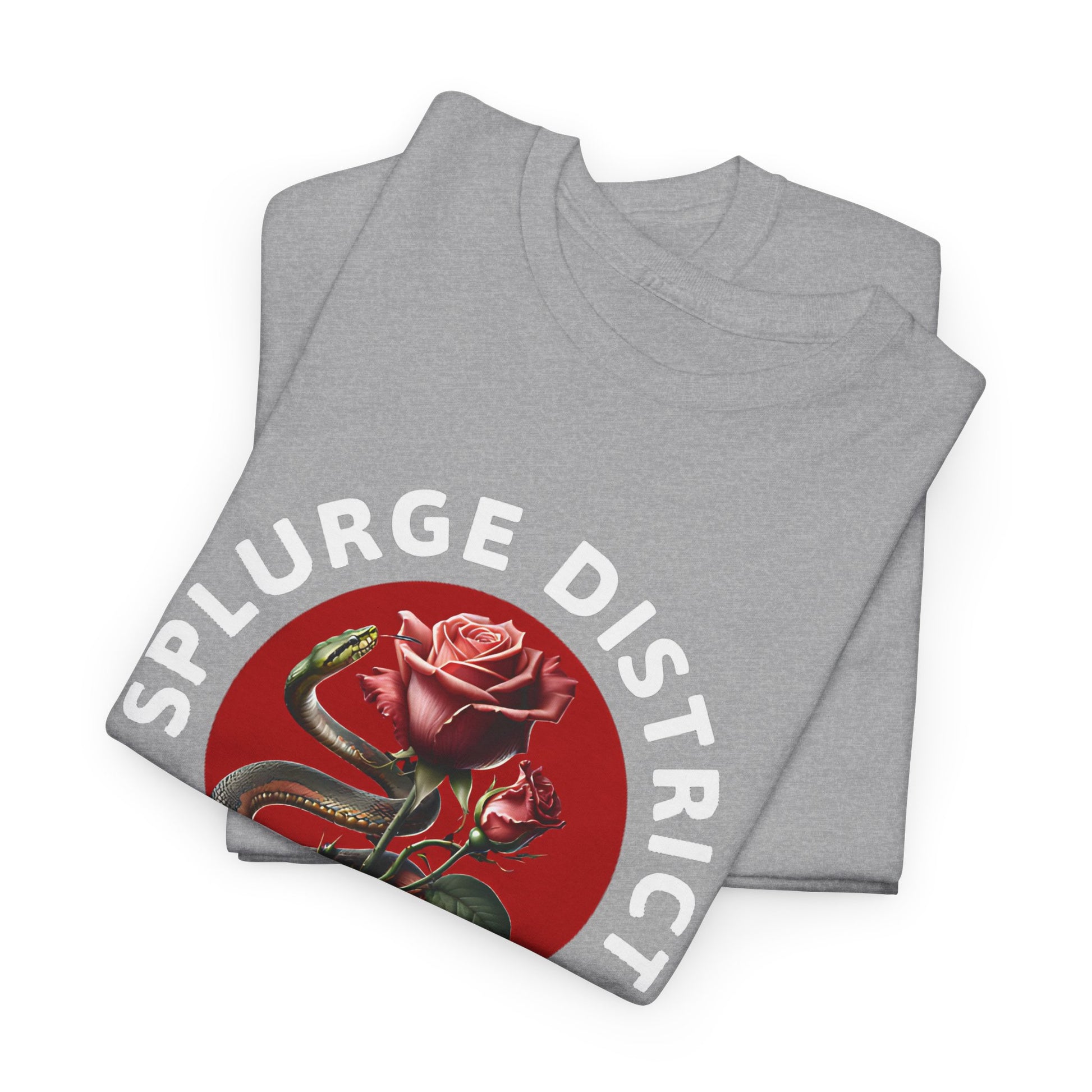 Splurge District Graphic Tee - with Rose Design