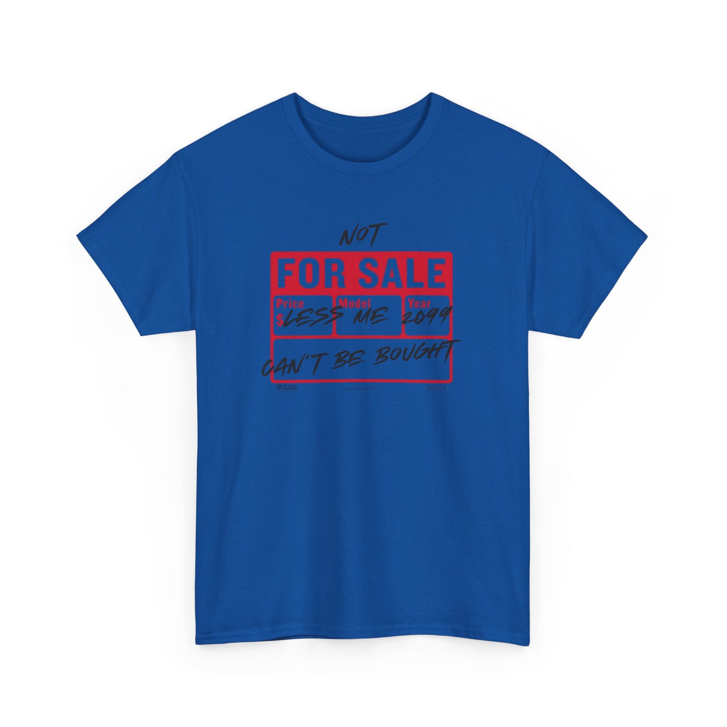 Funny Graphic Tee - ‘Not For Sale’ 2025 Edition Unisex Heavy Cotton Tee