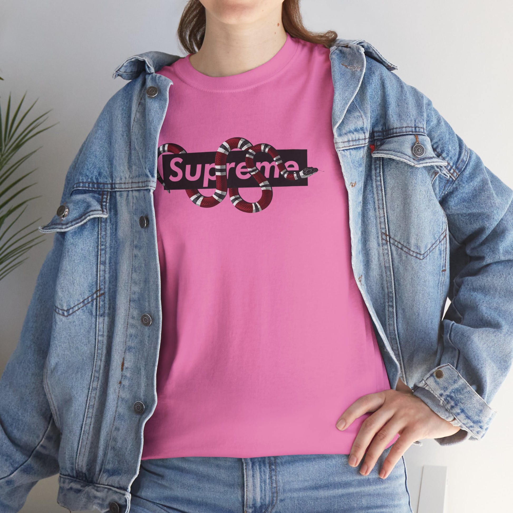 Urban Graphic Design Tee 'Supreme Snake'