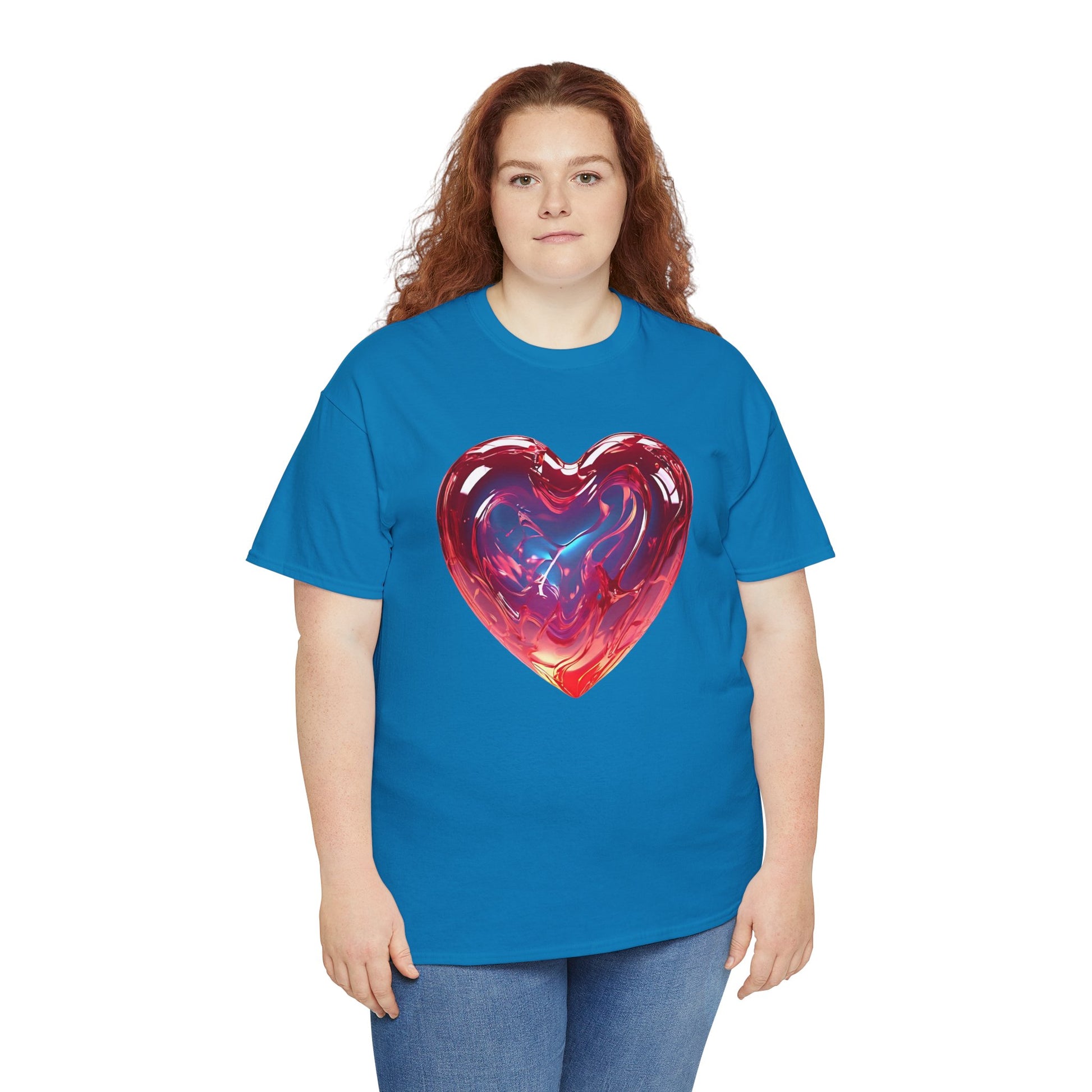 Trendy Women's Graphic Heart Tee