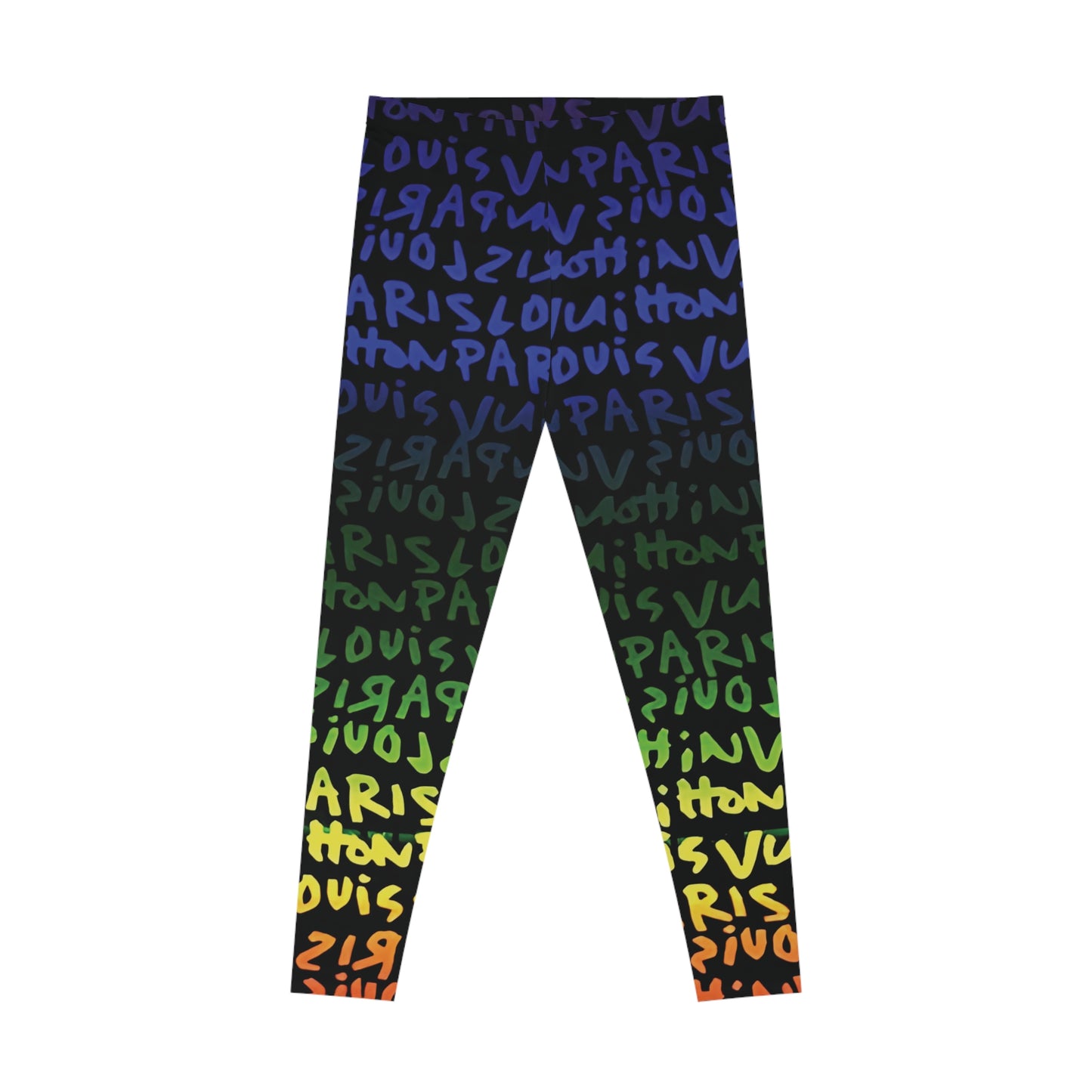 Graffiti Luxe Rainbow Print – Streetwear-Inspired All-Over Graphic Tee