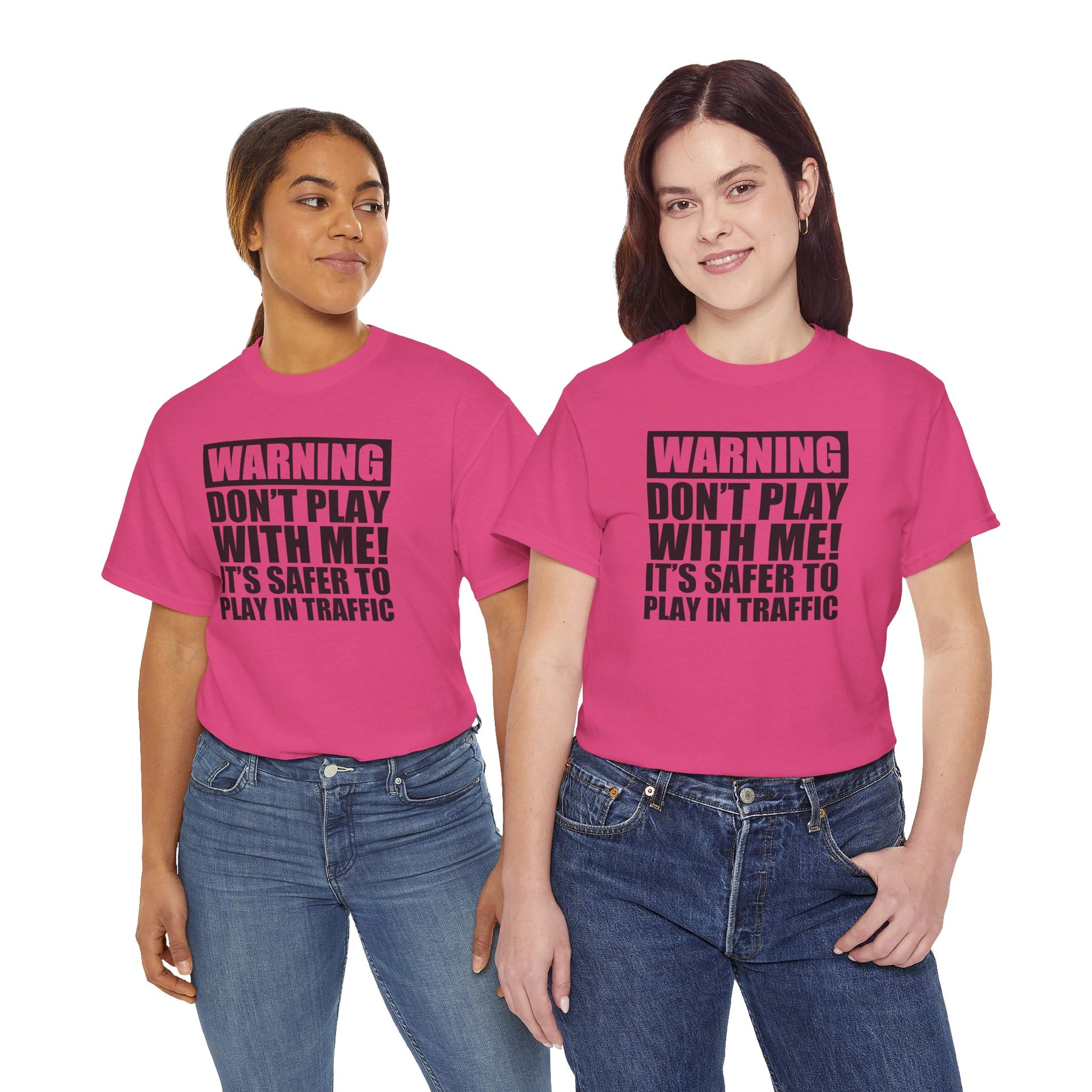 Funny Warning Graphic Tee - 'Don't Play with Me!'