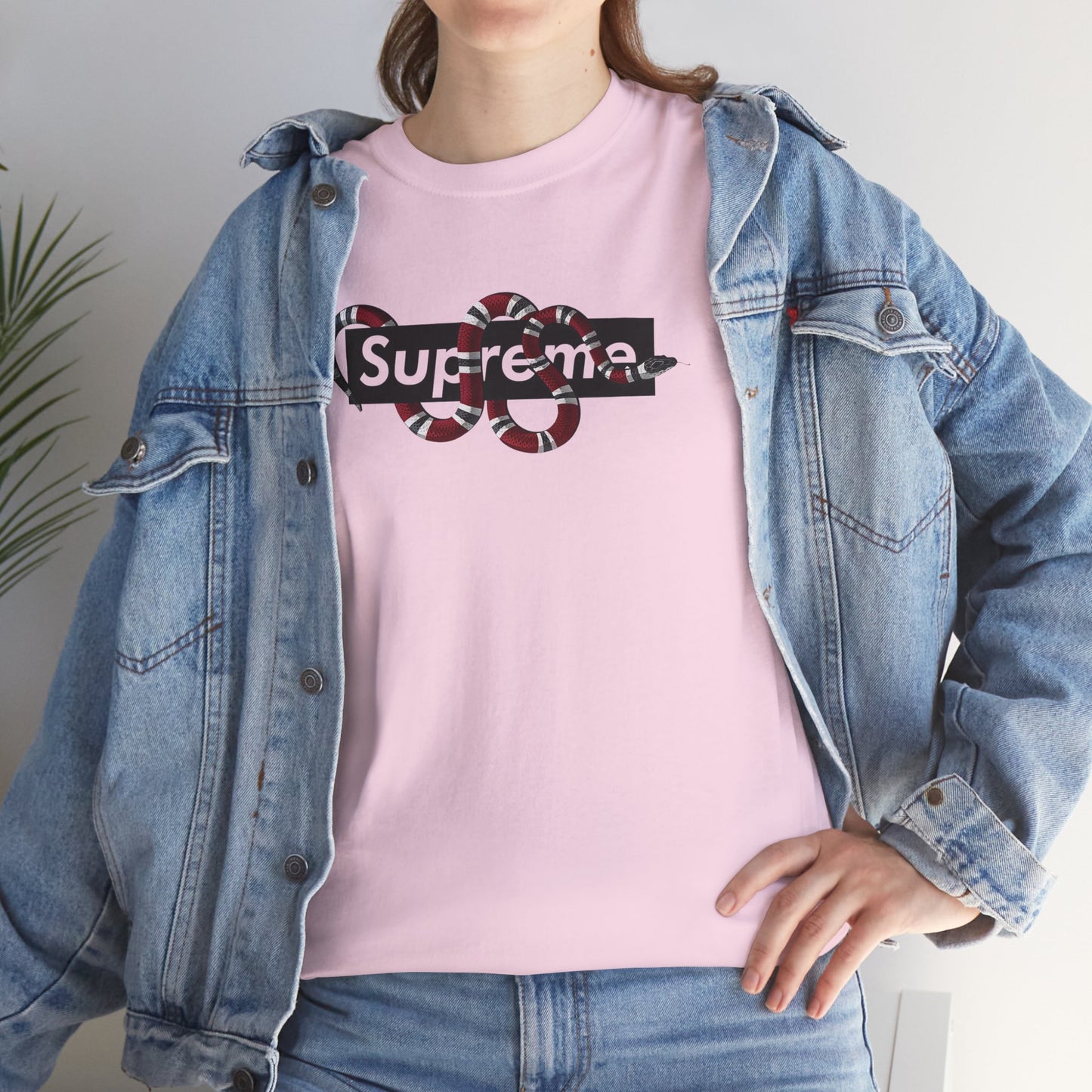 Urban Graphic Design Tee 'Supreme Snake'