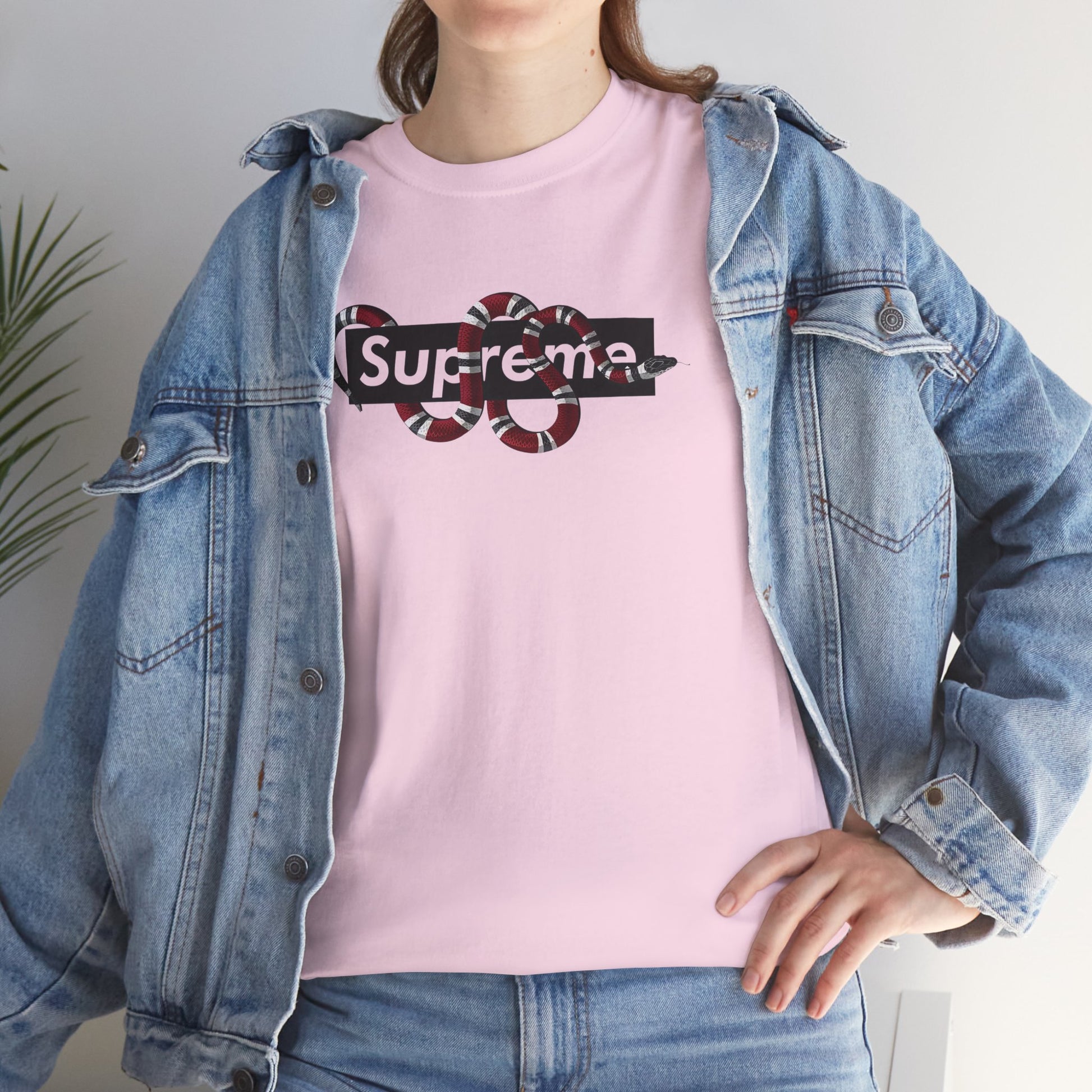 Urban Graphic Design Tee 'Supreme Snake'